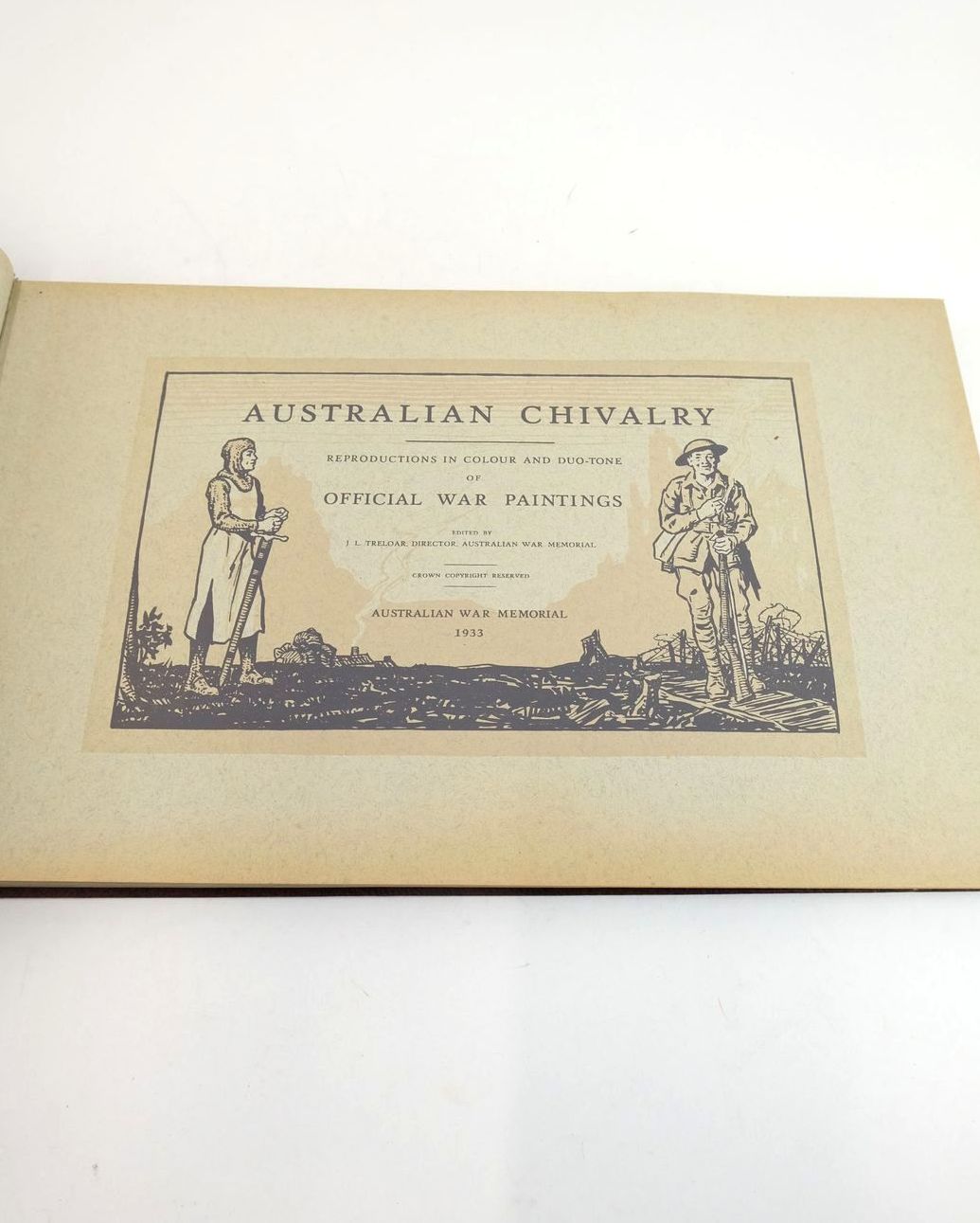 Photo of AUSTRALIAN CHIVALRY: REPRODUCTIONS IN COLOUR AND DUO-TONE OF OFFICIAL WAR PAINTINGS written by Treloar, J.L. published by Australian War Memorial (STOCK CODE: 1825649)  for sale by Stella & Rose's Books