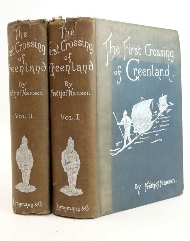 Photo of THE FIRST CROSSING OF GREENLAND (2 VOLUMES)- Stock Number: 1825652