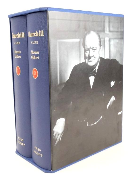 Photo of CHURCHILL A LIFE (2 VOLUMES) written by Gilbert, Martin published by Folio Society (STOCK CODE: 1826283)  for sale by Stella & Rose's Books