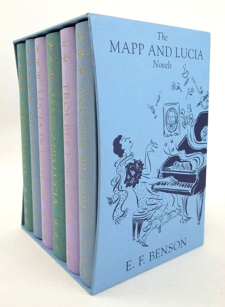 Photo of THE MAPP AND LUCIA NOVELS (6 VOLUMES) written by Benson, E.F. illustrated by Ledwidge, Natacha published by Folio Society (STOCK CODE: 1827875)  for sale by Stella & Rose's Books