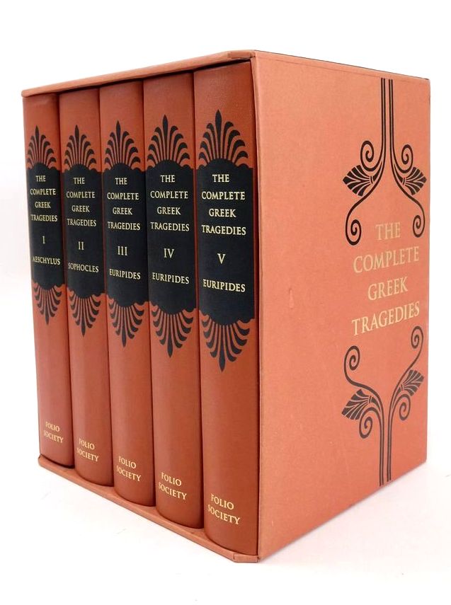 Photo of THE COMPLETE GREEK TRAGEDIES (5 VOLUMES) written by Greene, David Lattimore, Richmond published by Folio Society (STOCK CODE: 1827954)  for sale by Stella & Rose's Books