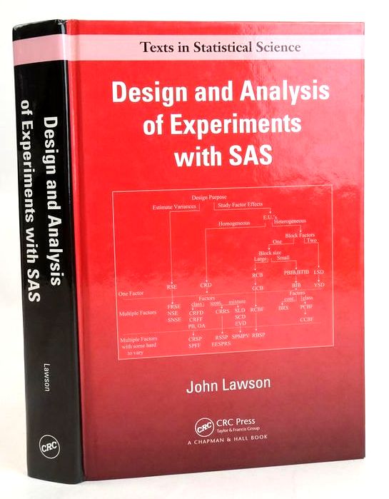 Photo of DESIGN AND ANALYSIS OF EXPERIMENTS WITH SAS (TEXTS IN STATISTICAL SCIENCE)- Stock Number: 1830309