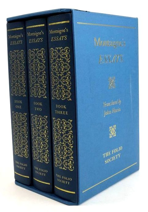 Photo of MONTAIGNE'S ESSAYS (3 VOLUMES) written by De Montaigne, Michel Florio, John Swift, Graham published by Folio Society (STOCK CODE: 1830385)  for sale by Stella & Rose's Books