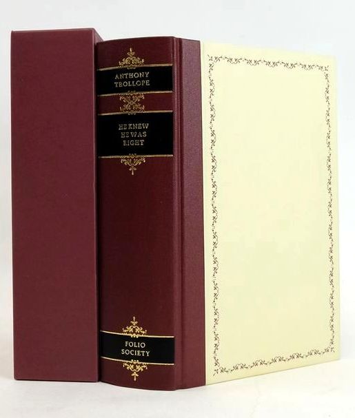 Photo of HE KNEW HE WAS RIGHT written by Trollope, Anthony Davies, Robertson illustrated by Bellwood, Shirley published by Folio Society (STOCK CODE: 1830691)  for sale by Stella & Rose's Books