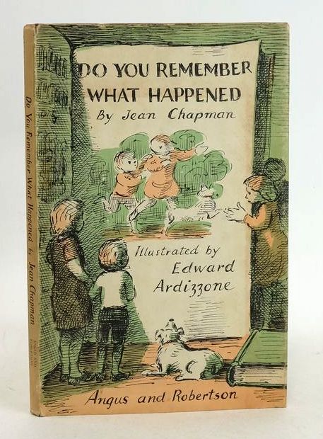 Photo of DO YOU REMEMBER WHAT HAPPENED? written by Chapman, Jean illustrated by Ardizzone, Edward published by Angus &amp; Robertson (STOCK CODE: 1830867)  for sale by Stella & Rose's Books