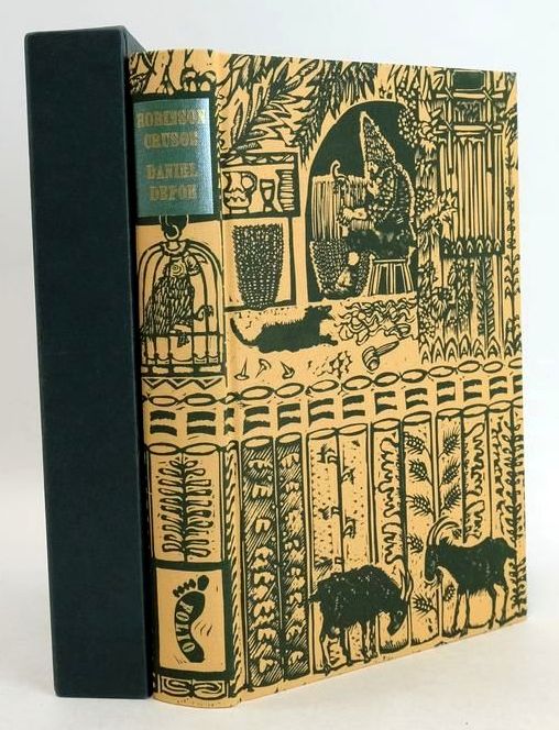 Photo of ROBINSON CRUSOE written by Defoe, Daniel illustrated by Lawrence, John published by Folio Society (STOCK CODE: 1830953)  for sale by Stella & Rose's Books