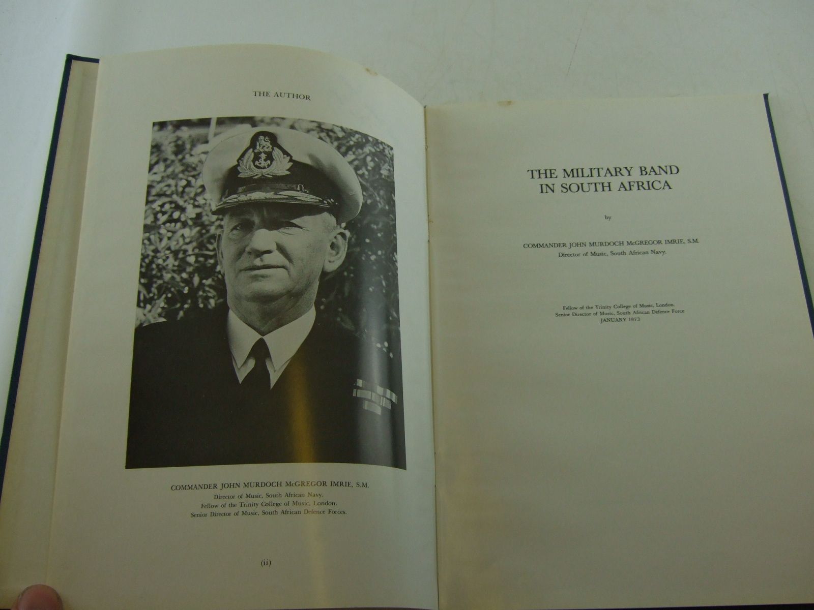 Photo of THE MILITARY BAND IN SOUTH AFRICA written by Imrie, John Murdoch McGregor (STOCK CODE: 2107912)  for sale by Stella & Rose's Books