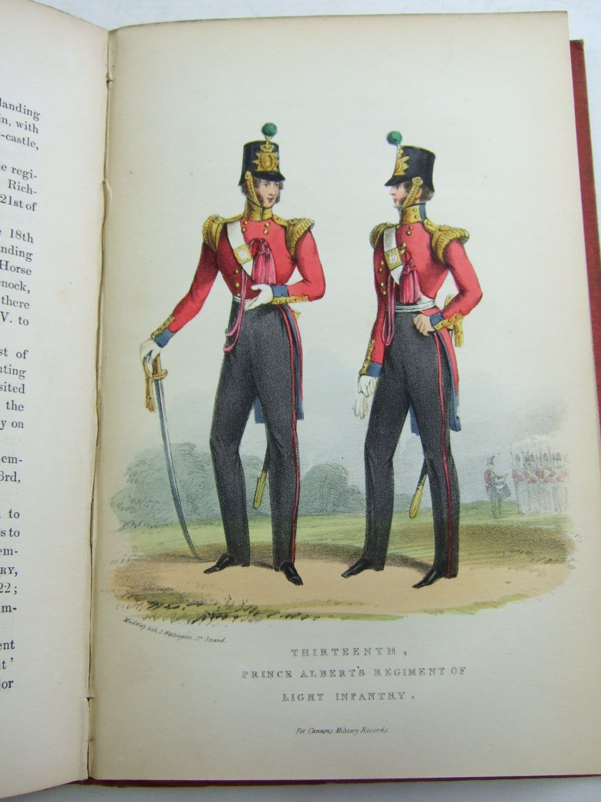 Photo of HISTORICAL RECORD OF THE THIRTEENTH, FIRST SOMERSET, THE PRINCE ALBERT'S REGIMENT OF LIGHT INFANTRY written by Cannon, Richard published by Parker, Furnivall & Parker (STOCK CODE: 2109177)  for sale by Stella & Rose's Books