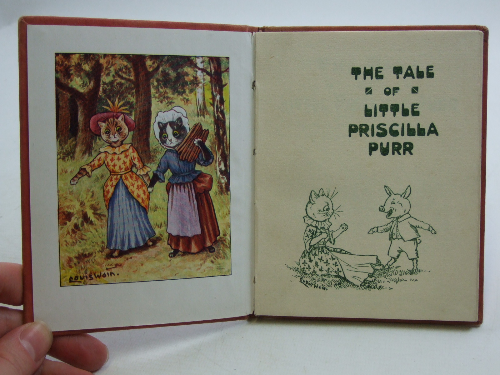 Photo of THE TALE OF PRISCILLA PURR written by Rutley, Cecily M. illustrated by Wain, Louis published by Valentine & Sons Ltd. (STOCK CODE: 2109601)  for sale by Stella & Rose's Books