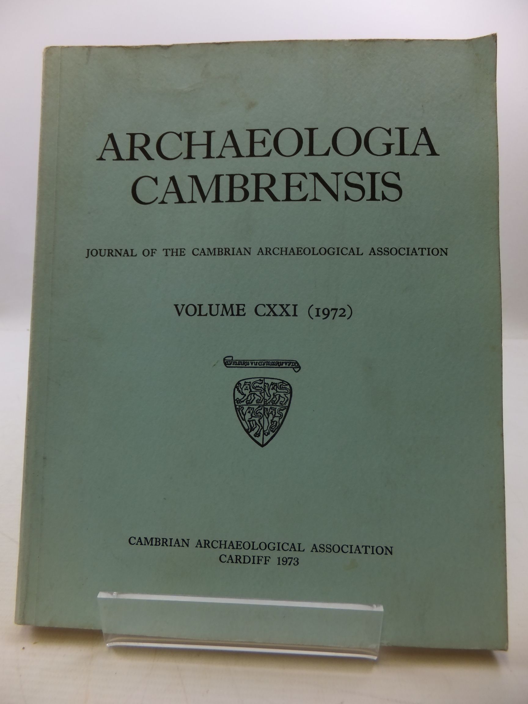 Photo of ARCHAEOLOGIA CAMBRENSIS VOL CXXI- Stock Number: 2110471
