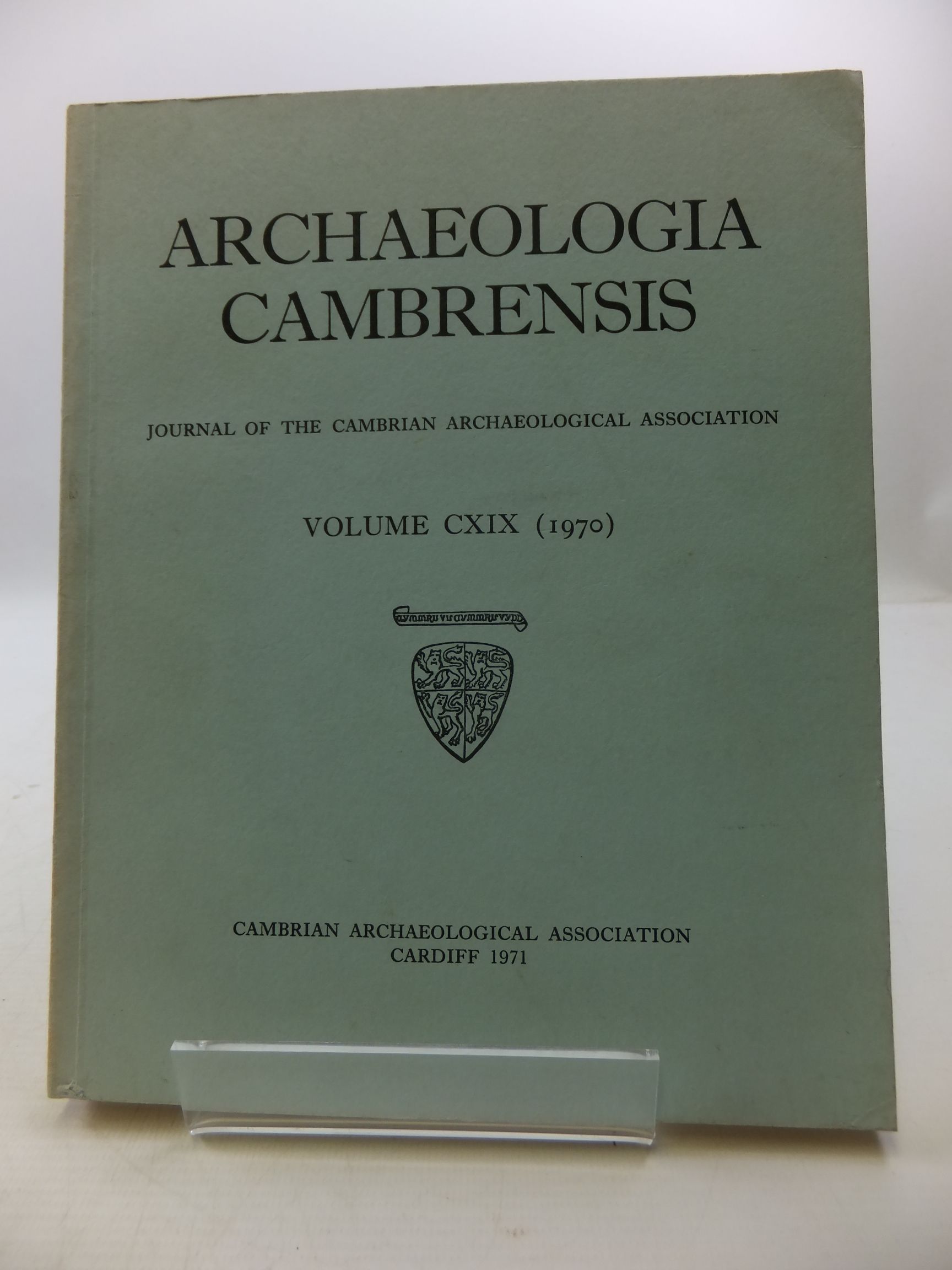 Photo of ARCHAEOLOGIA CAMBRENSIS VOL CXIX published by Cambrian Archaeological Association (STOCK CODE: 2110477)  for sale by Stella & Rose's Books