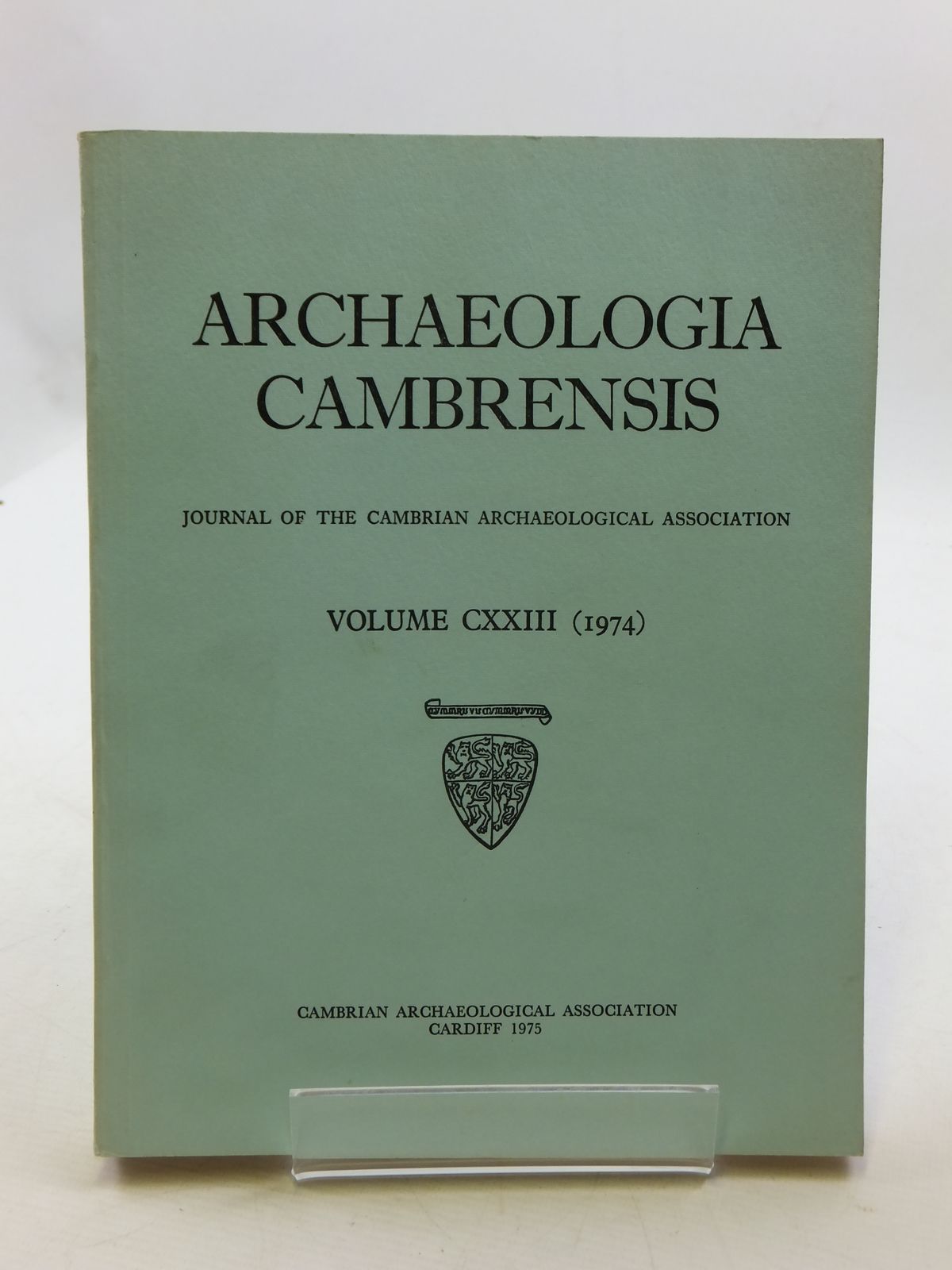 Photo of ARCHAEOLOGIA CAMBRENSIS VOL CXXIII published by Cambrian Archaeological Association (STOCK CODE: 2110611)  for sale by Stella & Rose's Books