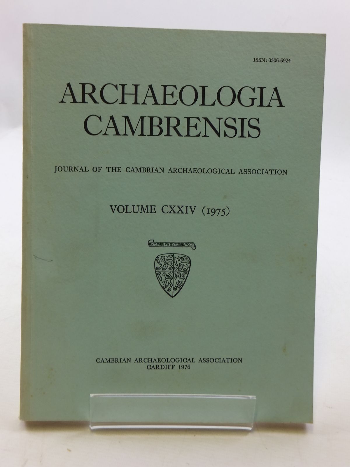 Photo of ARCHAEOLOGIA CAMBRENSIS VOL CXXIV- Stock Number: 2110612