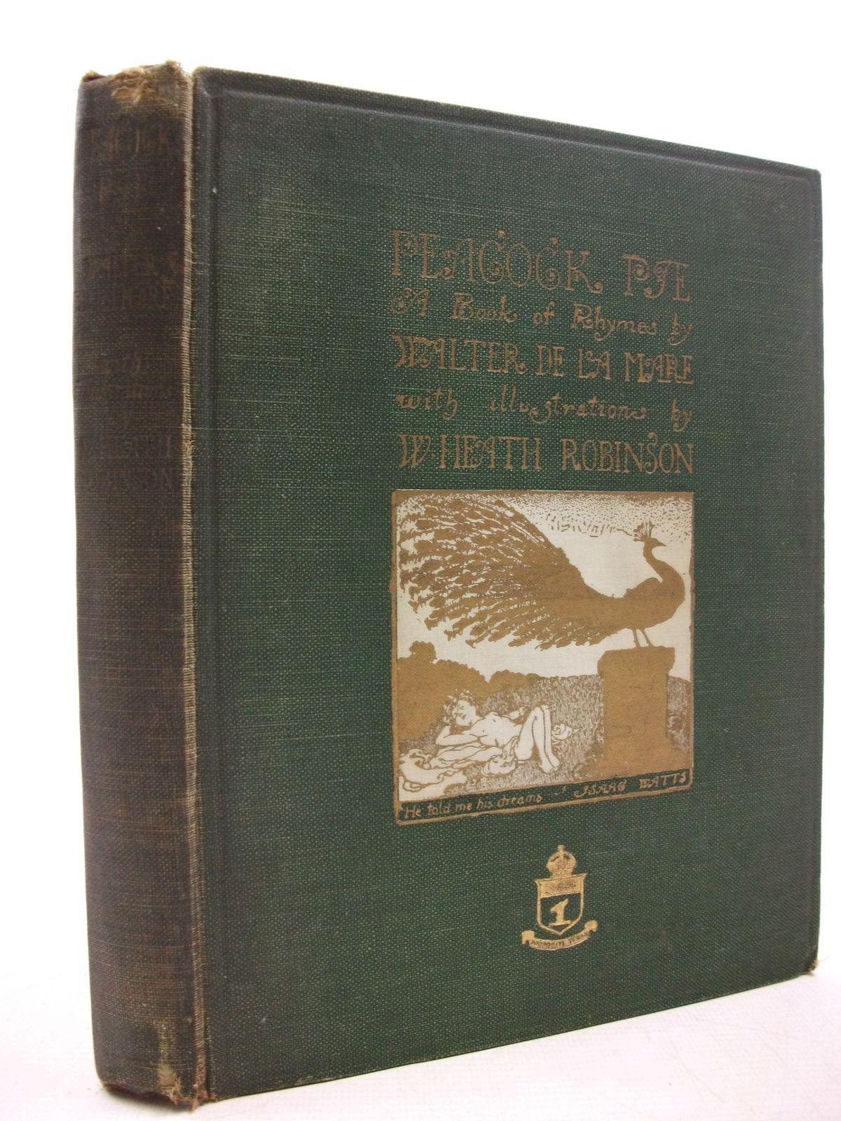 Photo of PEACOCK PIE - A BOOK OF RHYMES written by De La Mare, Walter illustrated by Robinson, W. Heath published by Constable and Company Ltd. (STOCK CODE: 2111414)  for sale by Stella & Rose's Books