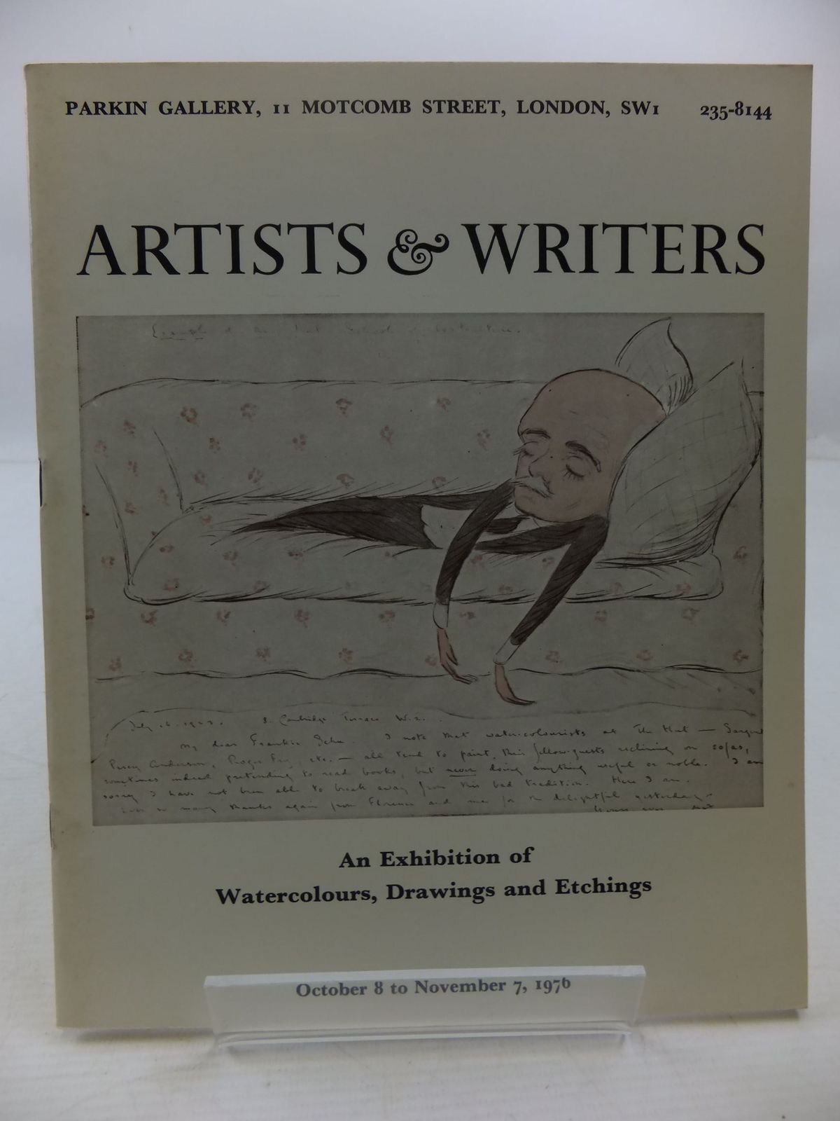 Photo of ARTISTS & WRITERS AN EXHIBITION OF WATERCOLOURS, DRAWINGS AND ETCHINGS- Stock Number: 2111972