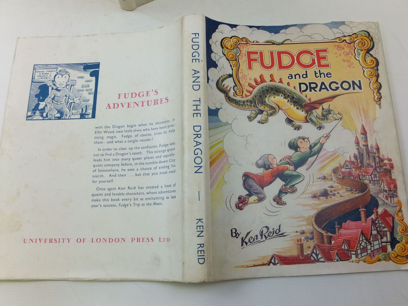 Stella & Rose's Books FUDGE AND THE DRAGON Written By Ken Reid, STOCK