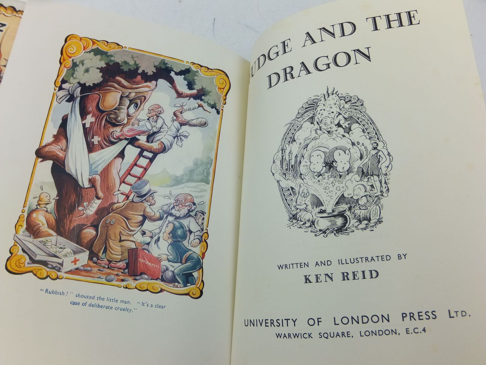 Stella & Rose's Books FUDGE AND THE DRAGON Written By Ken Reid, STOCK