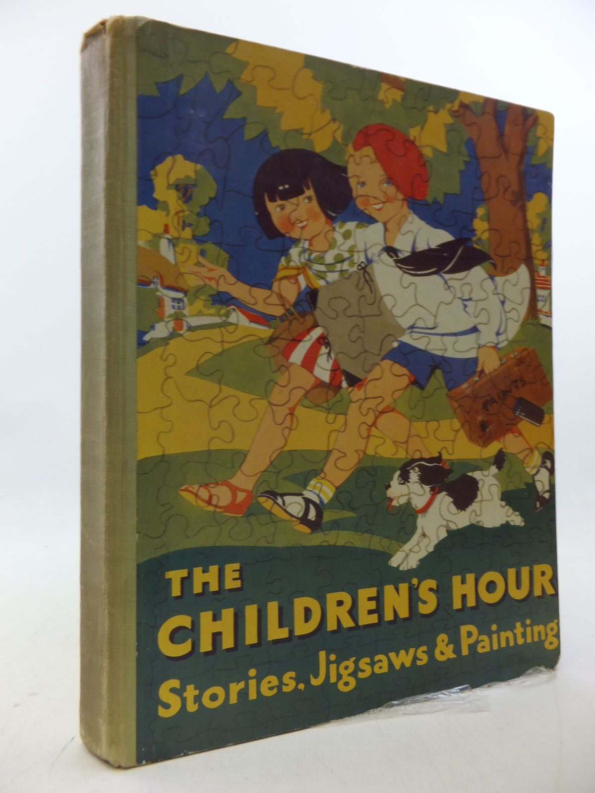 Photo of THE CHILDREN'S HOUR STORIES, JIGSAWS AND PAINTING written by Perrault, Charles Milne, A.A. Crompton, Richmal et al,  illustrated by Cloke, Rene et al.,  published by Daily Express (STOCK CODE: 2112942)  for sale by Stella & Rose's Books
