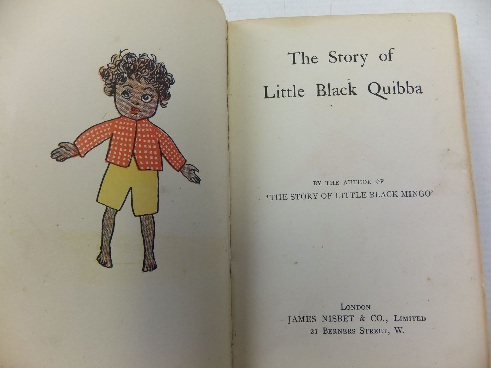 Photo of THE STORY OF LITTLE BLACK QUIBBA written by Bannerman, Helen published by James Nisbet & Co. Ltd. (STOCK CODE: 2113901)  for sale by Stella & Rose's Books