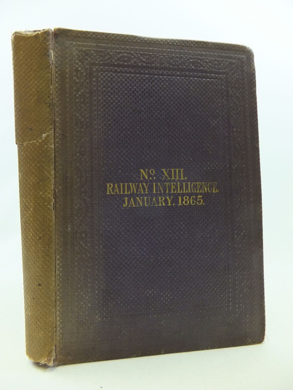 Photo of RAILWAY INTELLIGENCE, JANUARY 1865 written by Slaughter, Mihill (STOCK CODE: 2114426)  for sale by Stella & Rose's Books