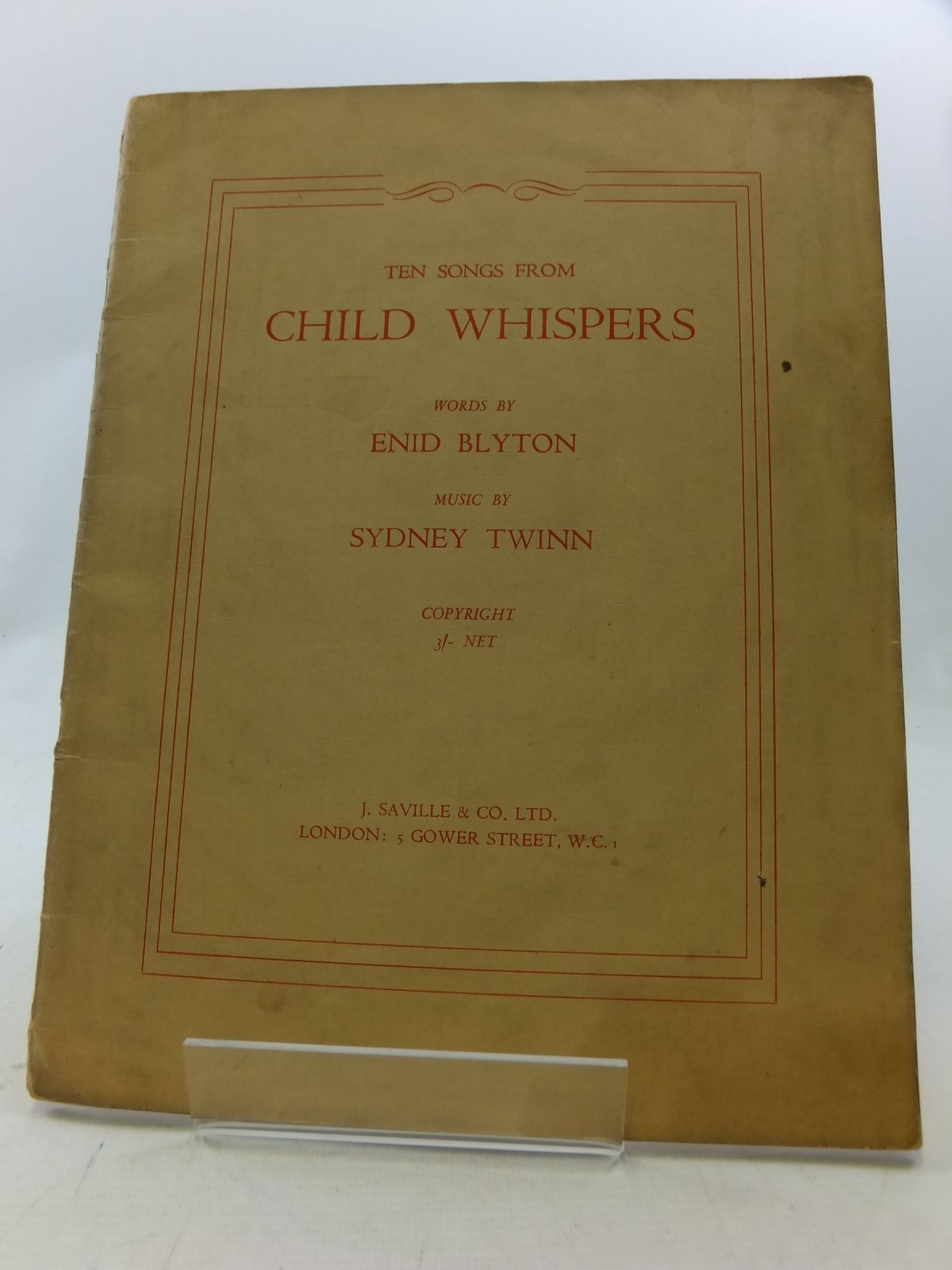 Photo of TEN SONGS FROM CHILD WHISPERS- Stock Number: 2114430
