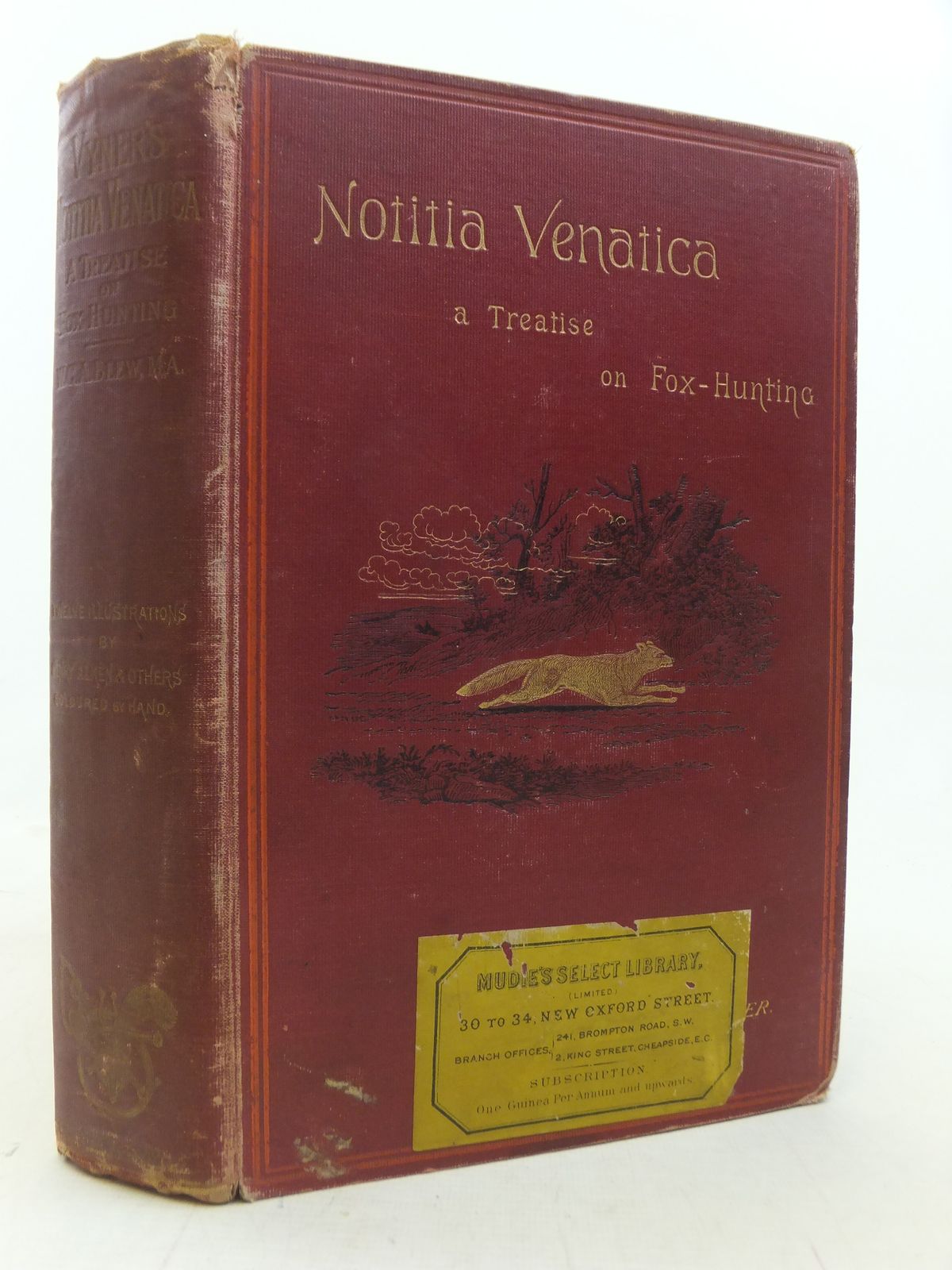 Photo of NOTITIA VENATICA A TREATISE ON FOX-HUNTING written by Vyner, Robert T. Blew, William C.A. illustrated by Aiken, Henry et al., published by John C. Nimmo (STOCK CODE: 2114975)  for sale by Stella & Rose's Books