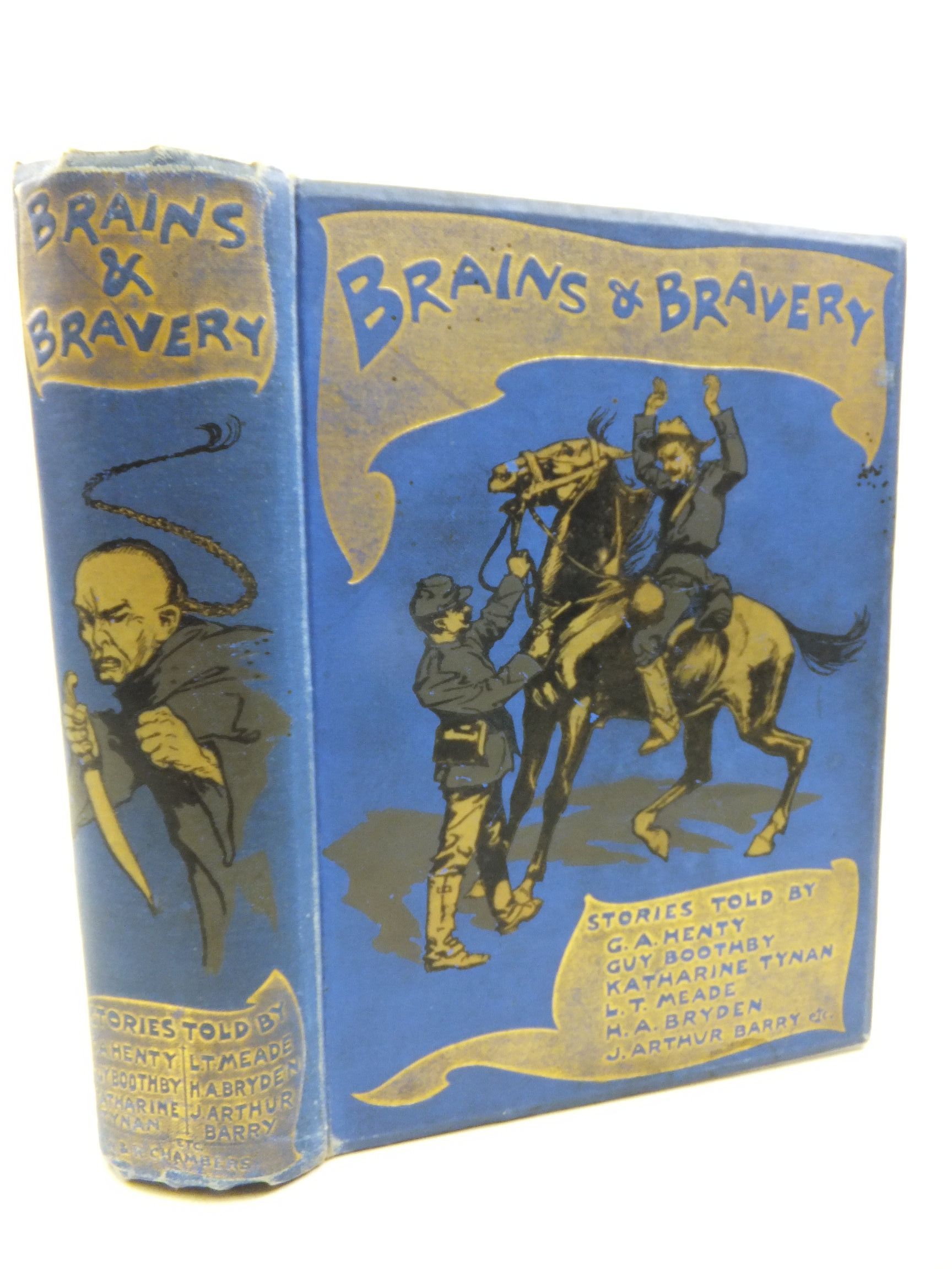 Photo of BRAINS & BRAVERY written by Henty, G.A. Boothby, Guy et al,  illustrated by Rackham, Arthur published by W. &amp; R. Chambers Limited (STOCK CODE: 2116025)  for sale by Stella & Rose's Books