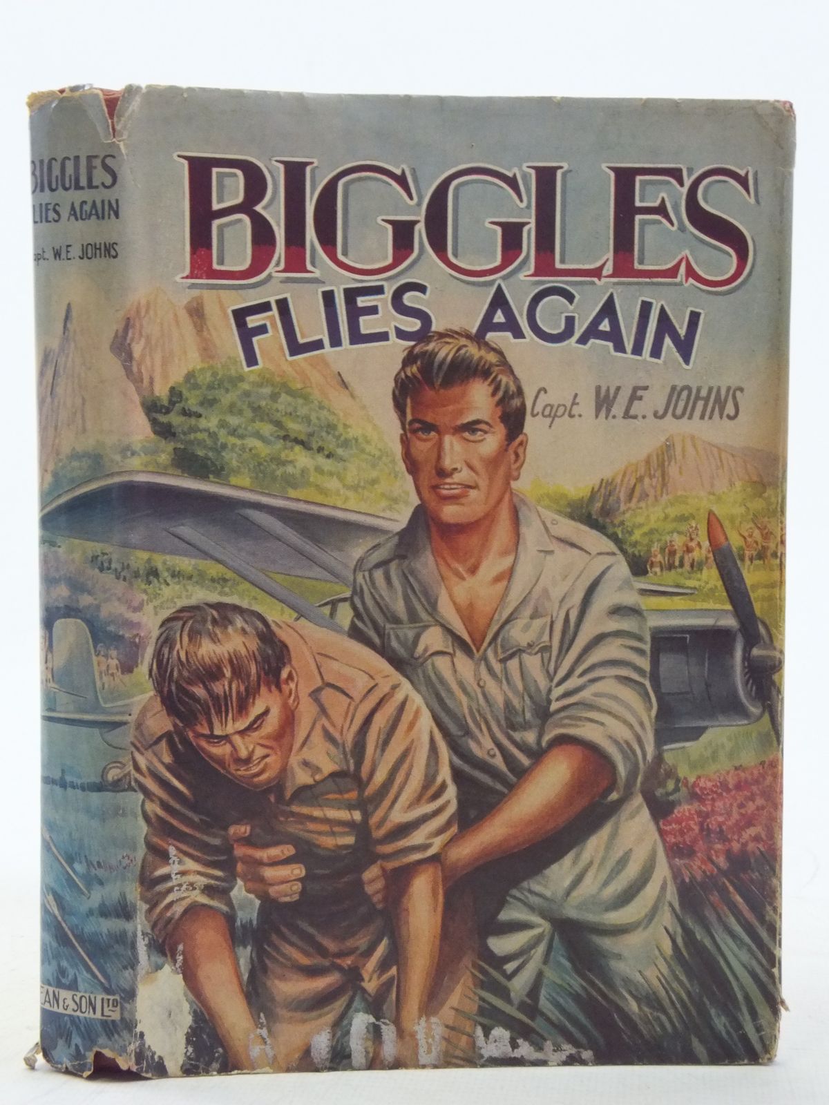 Photo of BIGGLES FLIES AGAIN written by Johns, W.E. published by Dean & Son Ltd. (STOCK CODE: 2117431)  for sale by Stella & Rose's Books