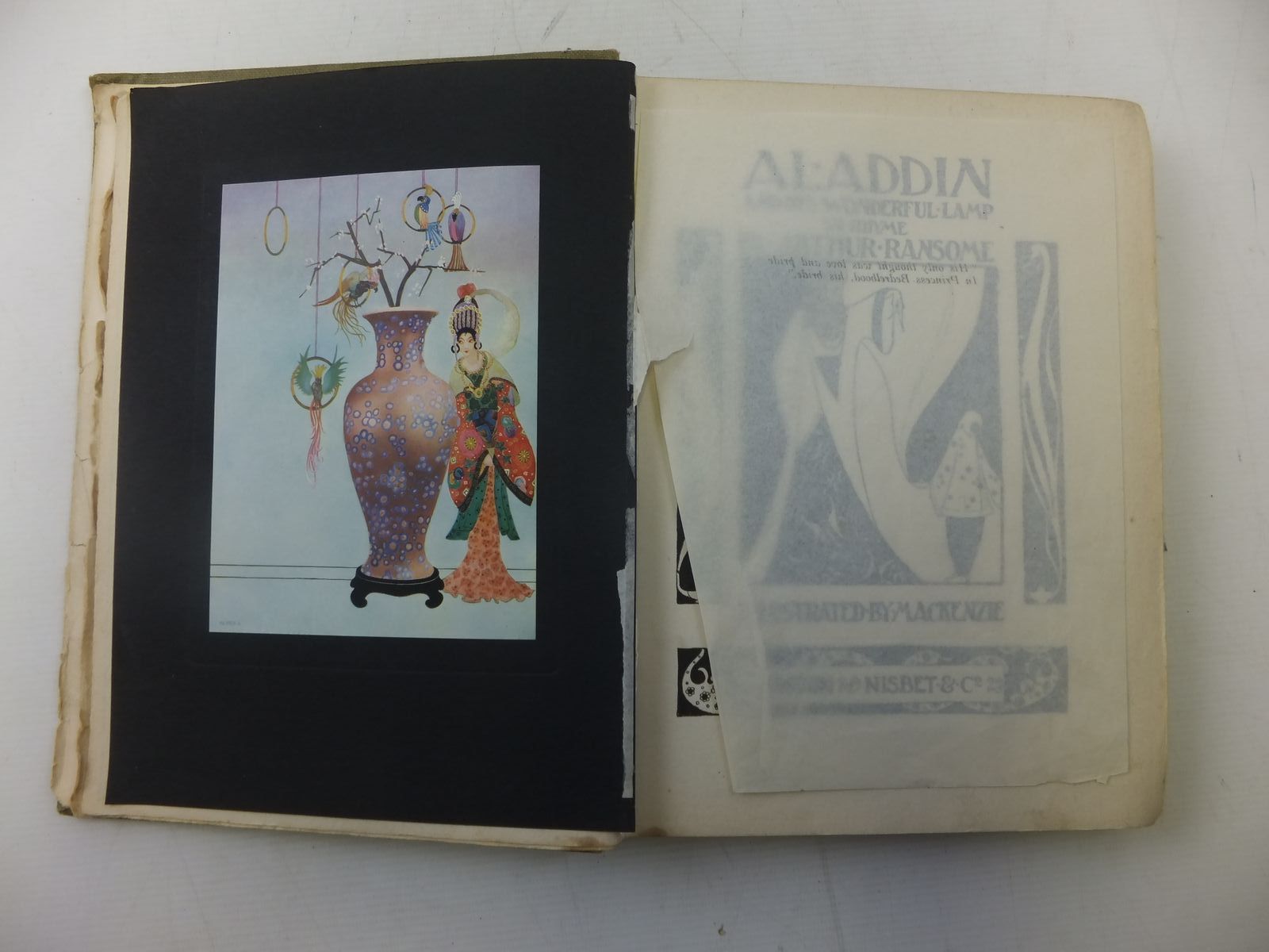 Photo of ALADDIN AND HIS WONDERFUL LAMP IN RHYME written by Ransome, Arthur illustrated by Mackenzie, Thomas published by Nisbet & Co. Ltd. (STOCK CODE: 2118013)  for sale by Stella & Rose's Books
