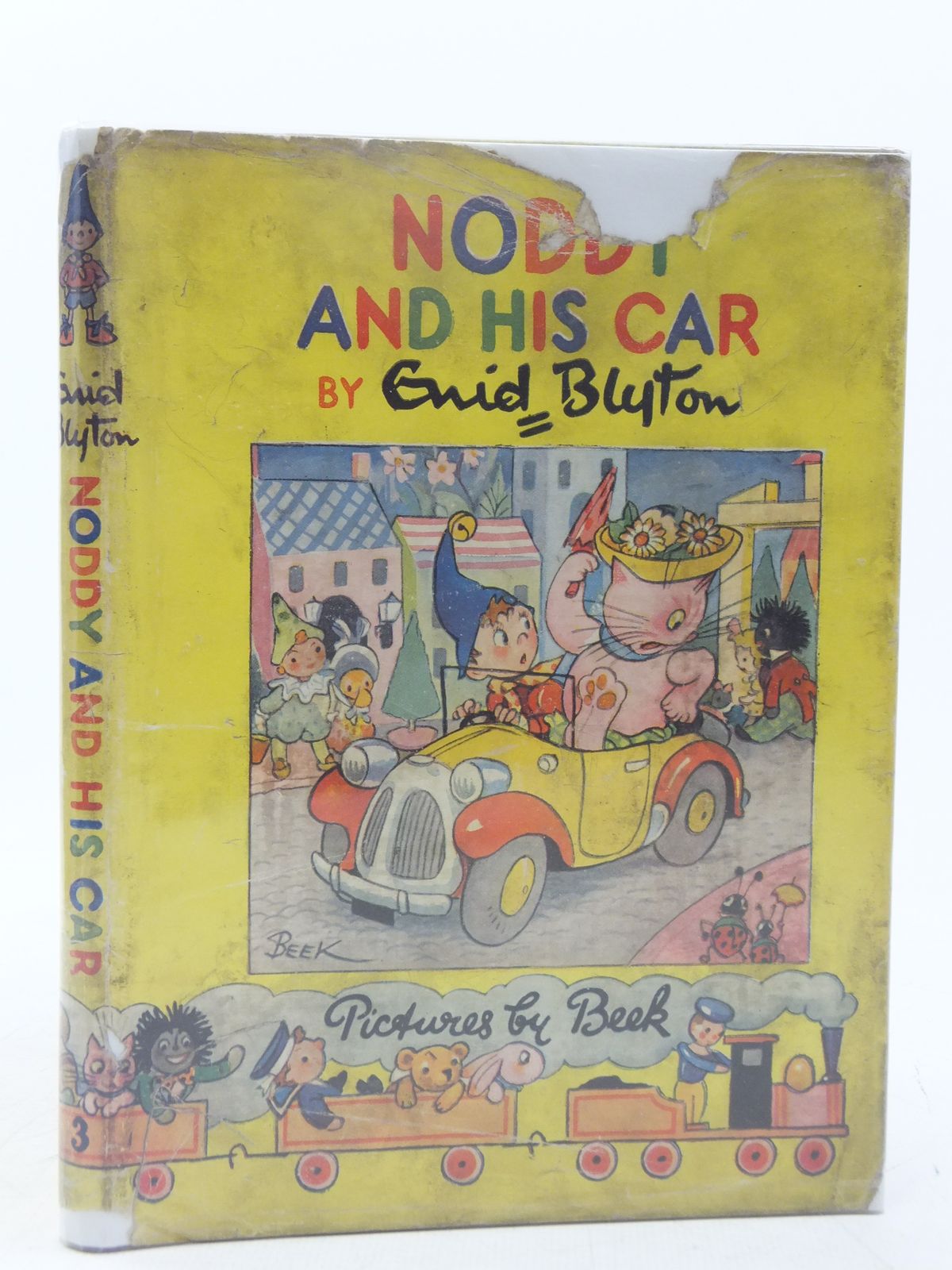 Photo of NODDY AND HIS CAR written by Blyton, Enid illustrated by Beek,  published by Sampson Low, Marston &amp; Co. Ltd. (STOCK CODE: 2118358)  for sale by Stella & Rose's Books