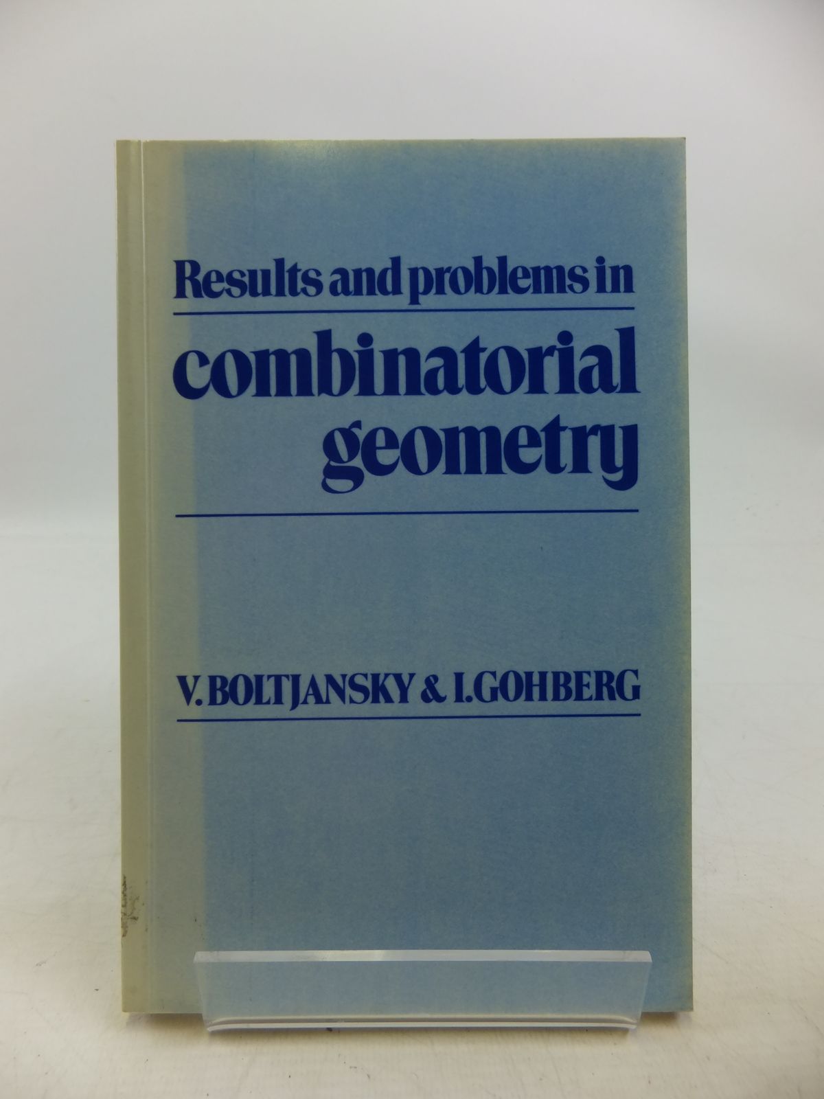 Photo of RESULTS AND PROBLEMS IN COMBINATORIAL GEOMETRY- Stock Number: 2120297