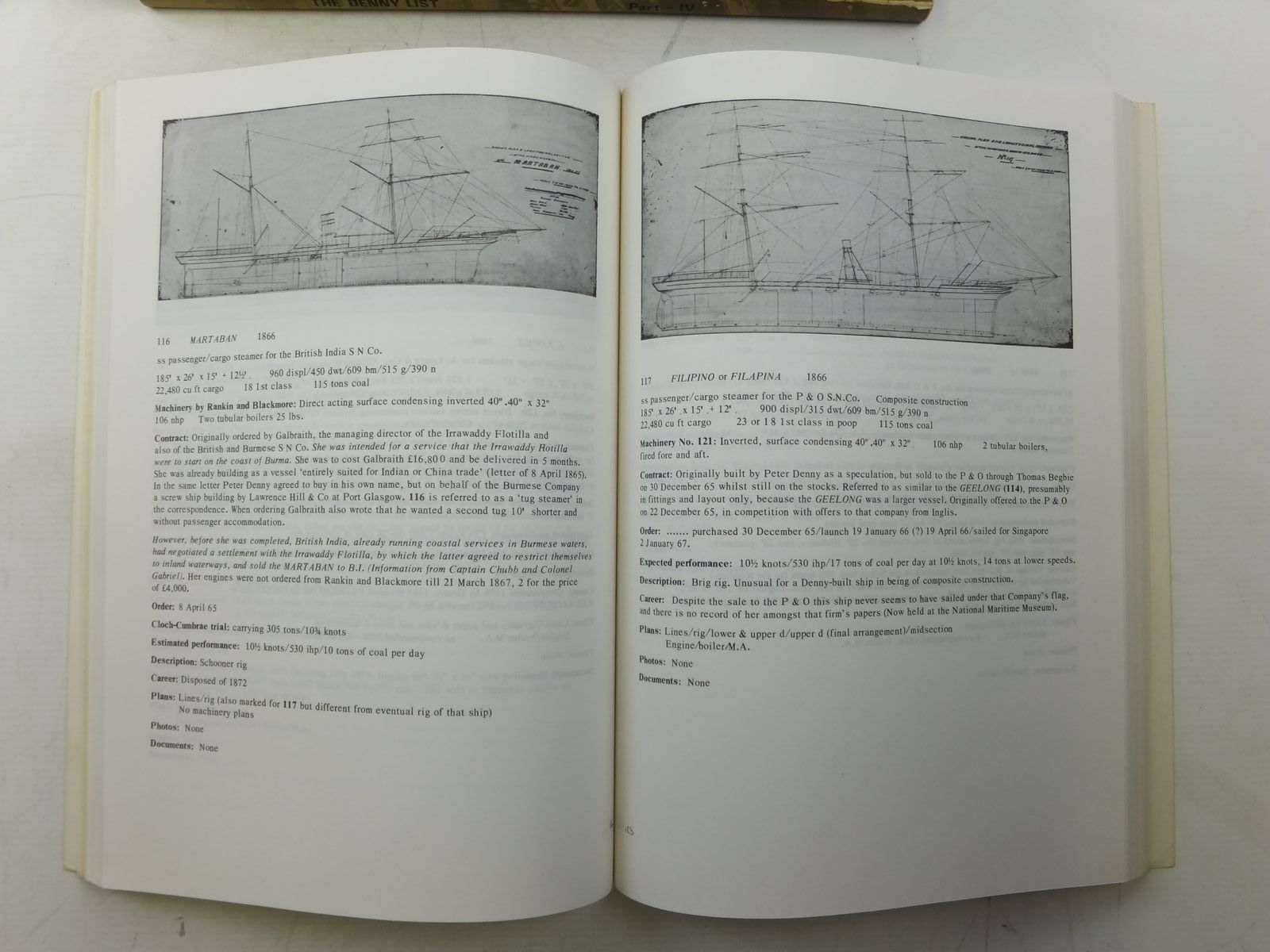 Photo of THE DENNY LIST (4 VOLUMES) written by Lyon, David John published by National Maritime Museum (STOCK CODE: 2120456)  for sale by Stella & Rose's Books
