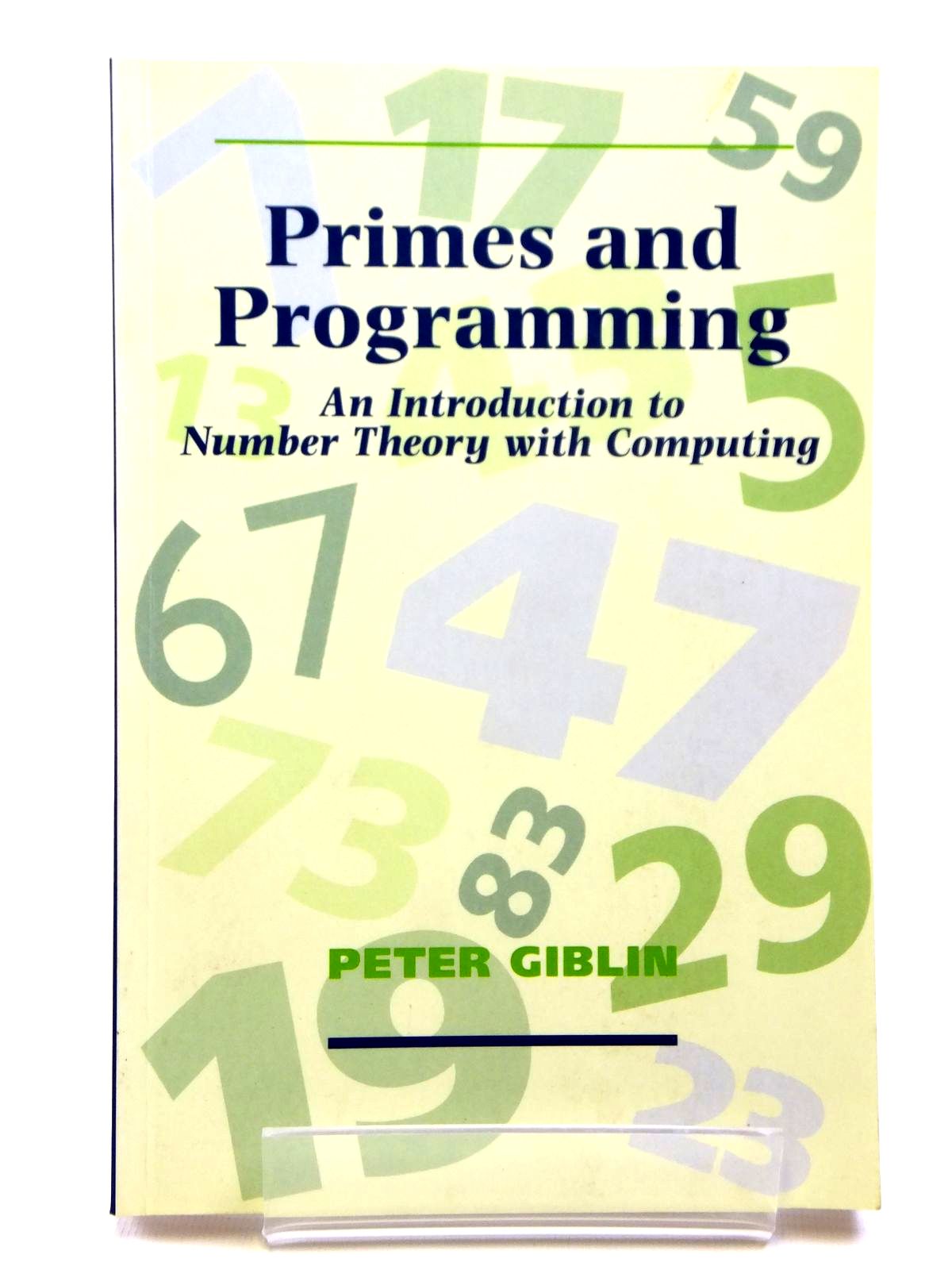 Photo of PRIMES AND PROGRAMMING- Stock Number: 2121083