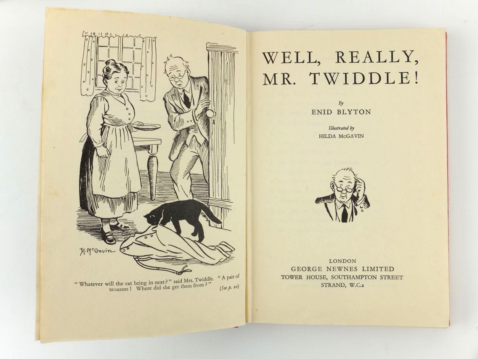 Photo of WELL, REALLY, MR. TWIDDLE! written by Blyton, Enid illustrated by McGavin, Hilda published by George Newnes Limited (STOCK CODE: 2122042)  for sale by Stella & Rose's Books