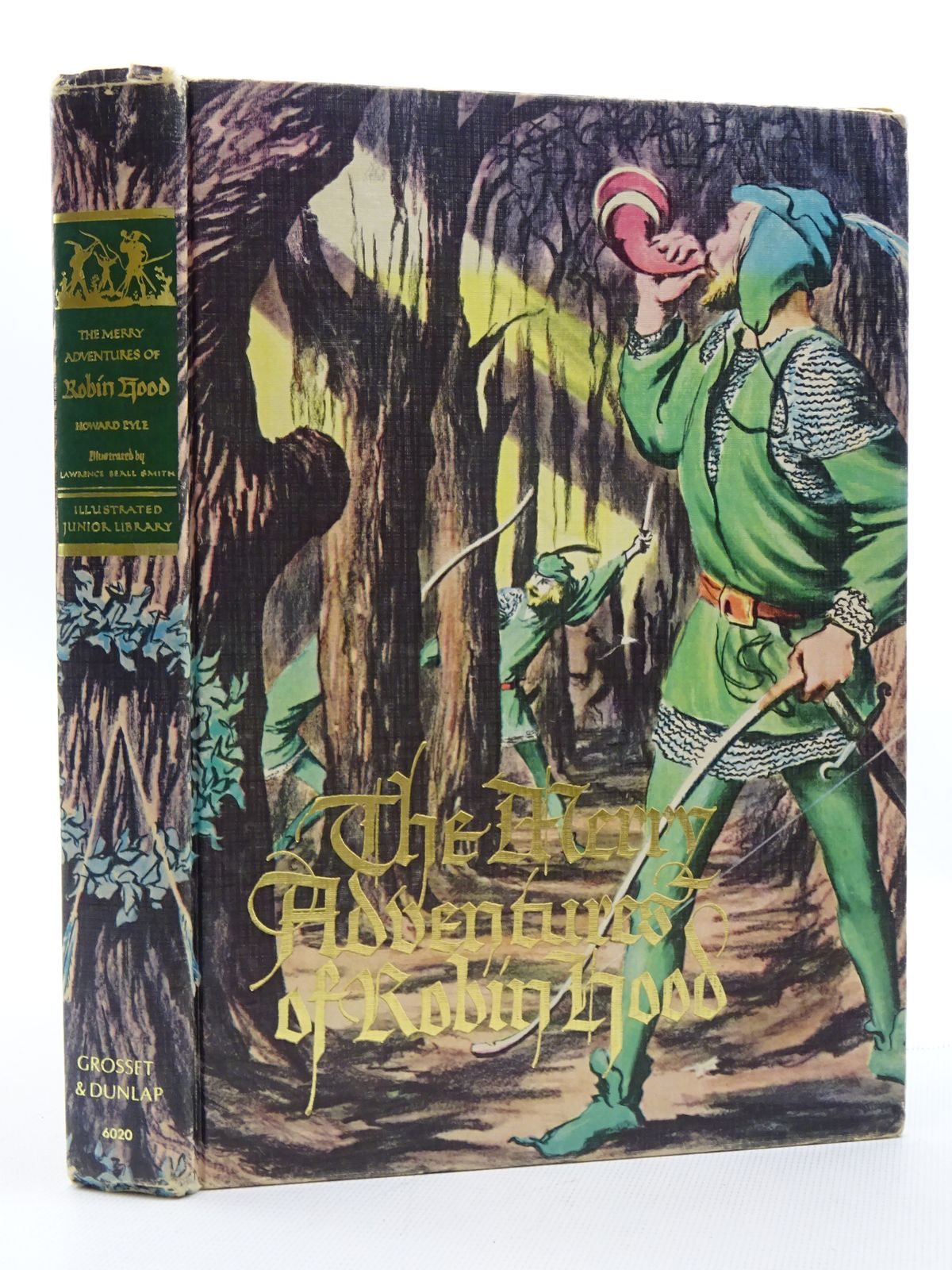 Photo of THE MERRY ADVENTURES OF ROBIN HOOD written by Pyle, Howard illustrated by Smith, Lawrence Beall published by Grosset &amp; Dunlap (STOCK CODE: 2124989)  for sale by Stella & Rose's Books