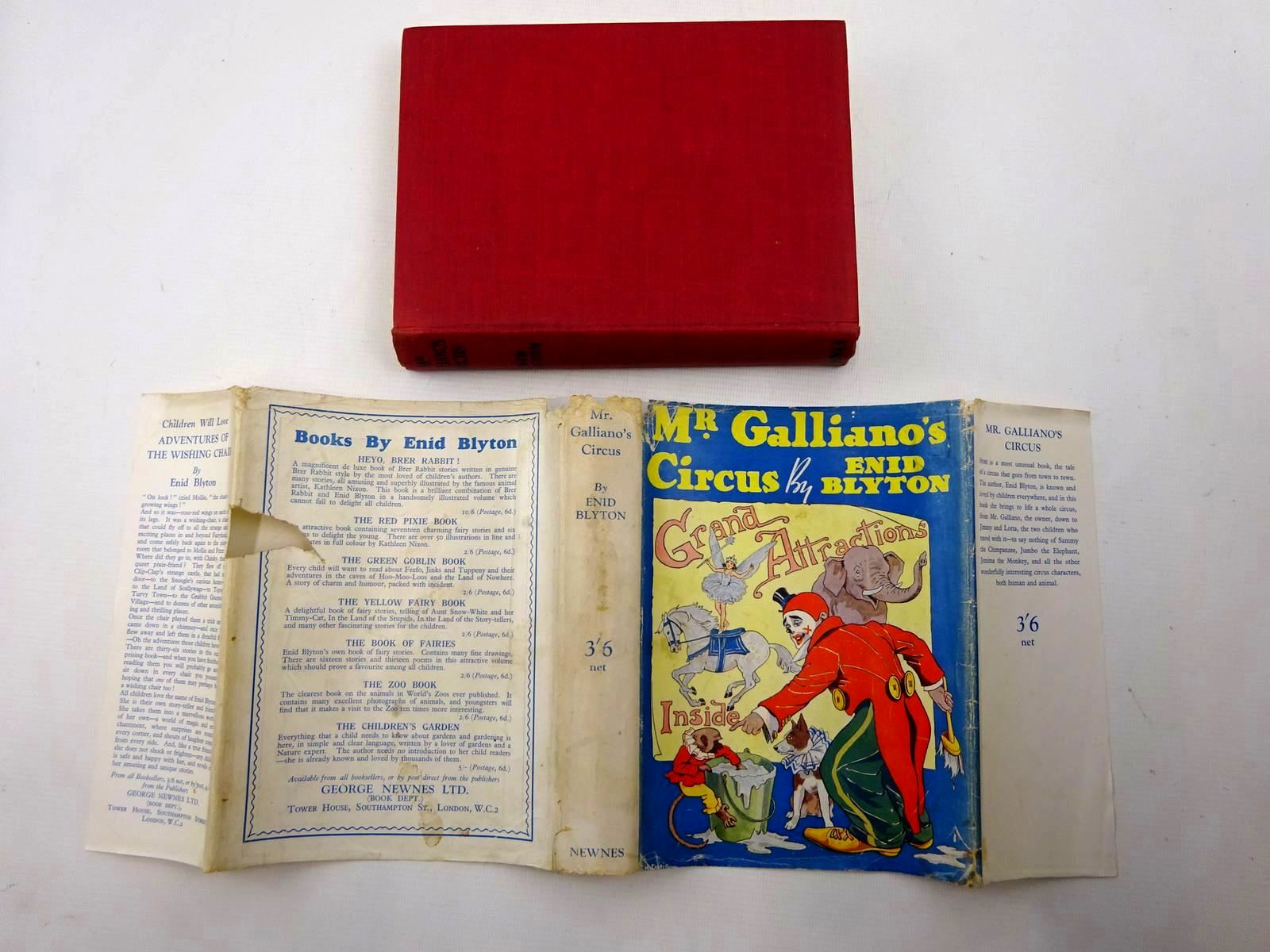 Photo of MR. GALLIANO'S CIRCUS written by Blyton, Enid illustrated by Davie, E.H. published by George Newnes Ltd. (STOCK CODE: 2125353)  for sale by Stella & Rose's Books