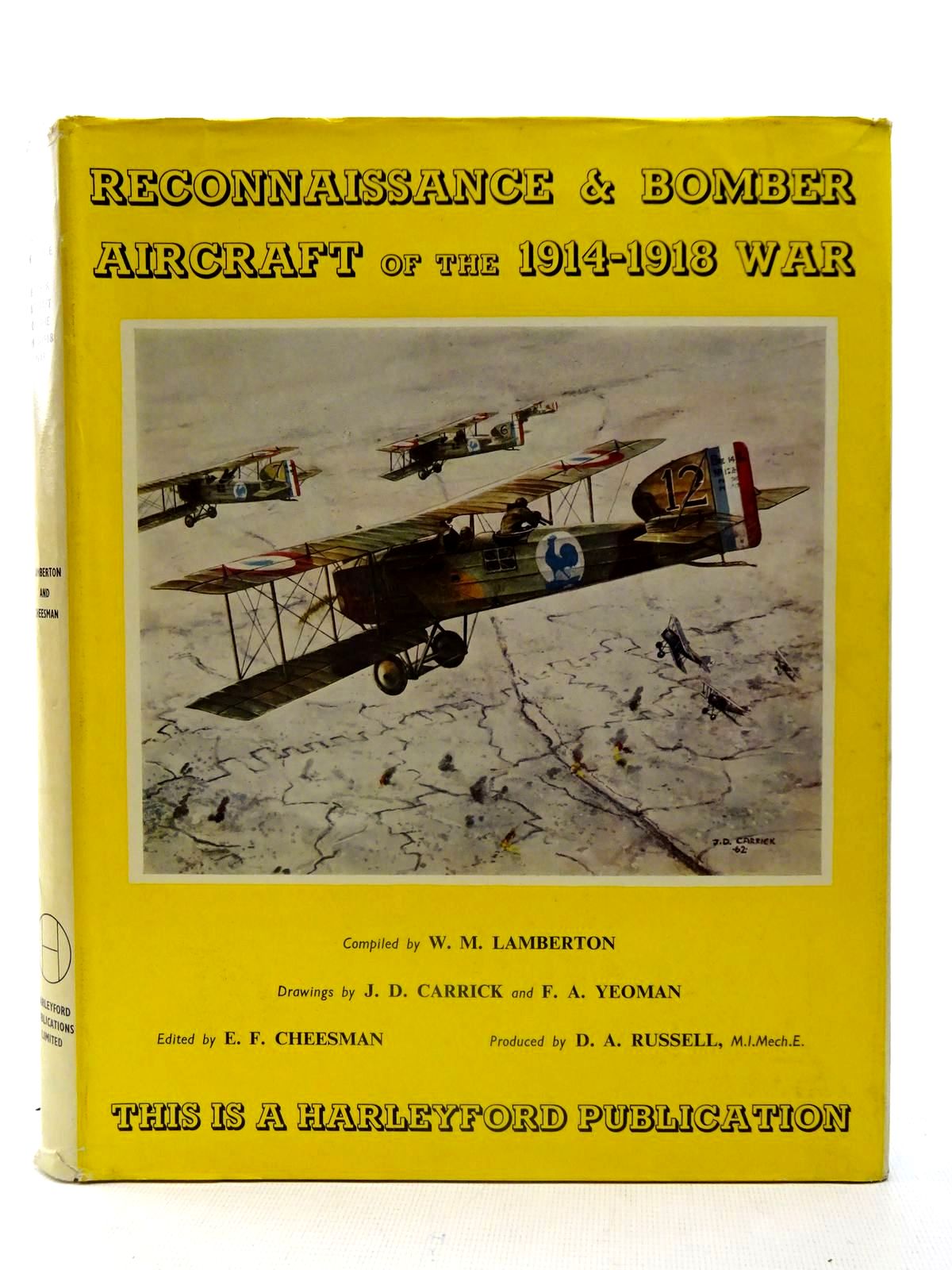 Photo of RECONNAISSANCE & BOMBER AIRCRAFT OF THE 1914-1948 WAR written by Lamberton, W.M.
Cheesman, E.F. illustrated by Carrick, J.D.
Yeoman, F.A. published by Harleyford Publications Limited (STOCK CODE: 2126126)  for sale by Stella & Rose's Books