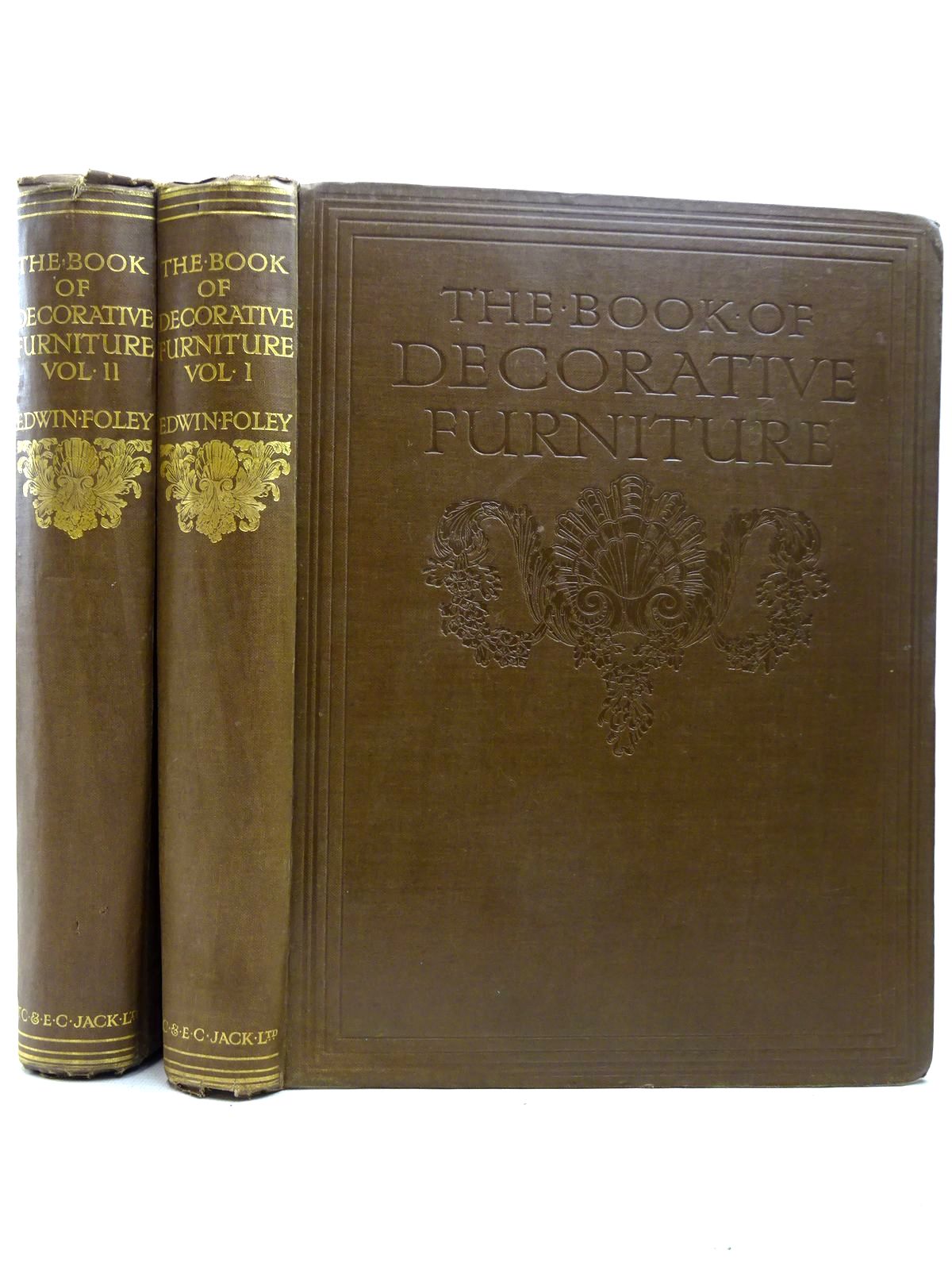 Photo of THE BOOK OF DECORATIVE FURNITURE ITS FORM, COLOUR, &amp; HISTORY (2 VOLUMES) written by Foley, Edwin illustrated by Foley, Edwin et al., published by T.C. &amp; E.C. Jack Ltd. (STOCK CODE: 2126391)  for sale by Stella & Rose's Books