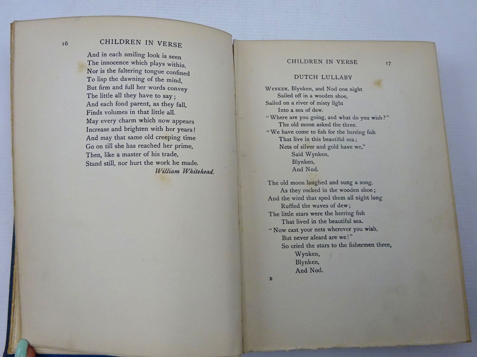 Photo of CHILDREN IN VERSE written by Burke, Thomas illustrated by Appleton, Honor C. published by Duckworth & Co. (STOCK CODE: 2126520)  for sale by Stella & Rose's Books