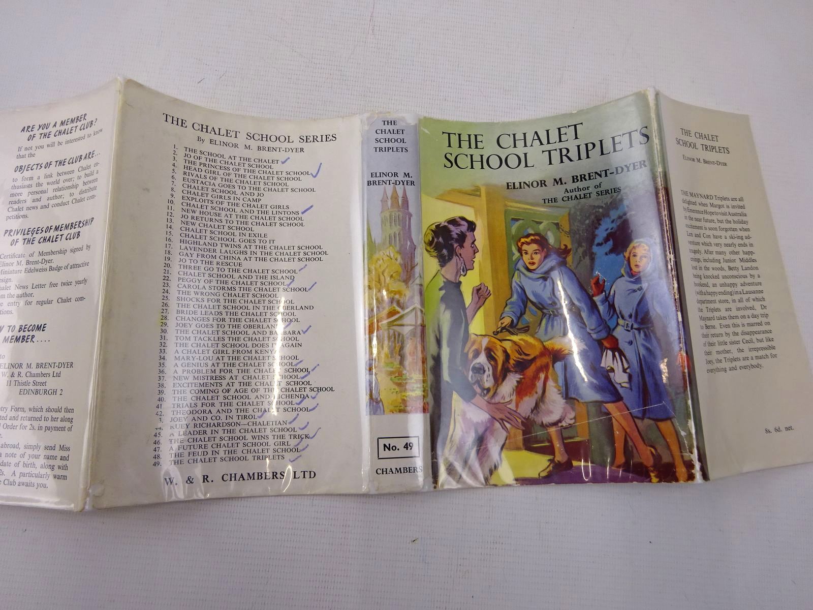 Stella & Rose's Books THE CHALET SCHOOL TRIPLETS Written By Elinor M