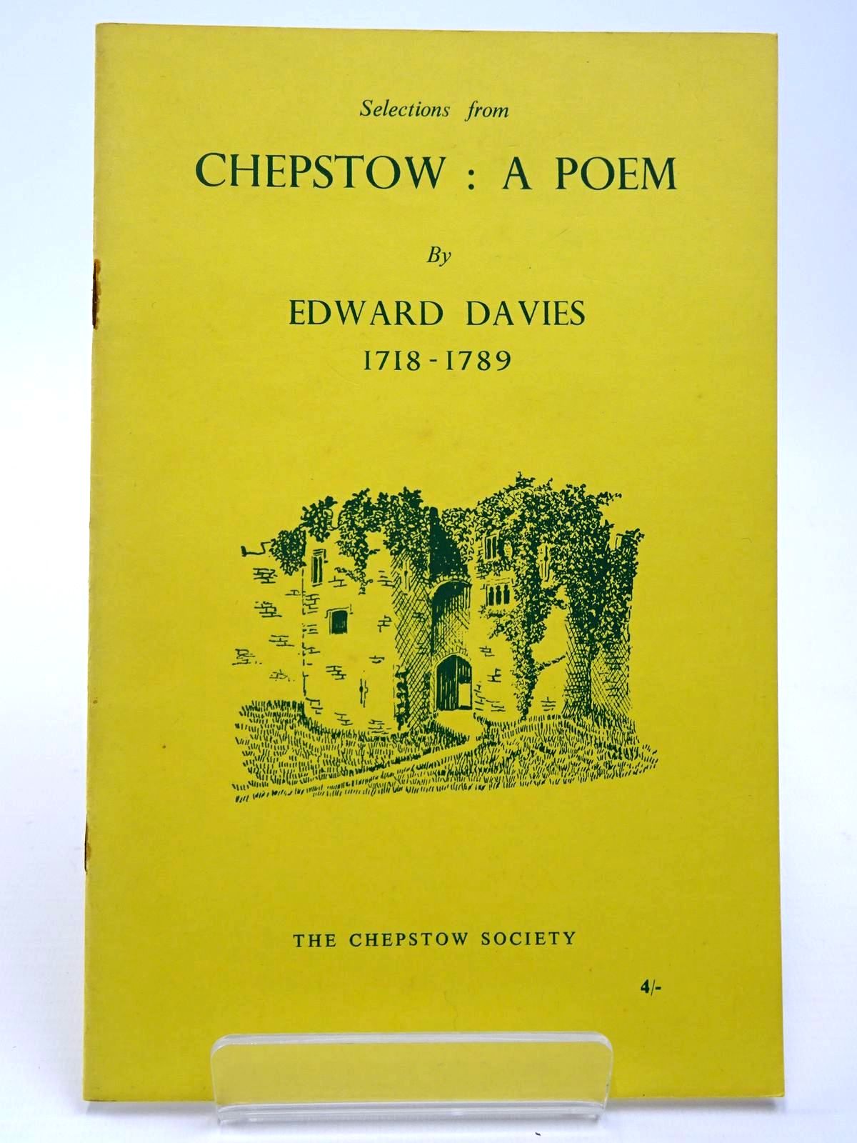 Photo of CHEPSTOW A POEM written by Davies, Edward Waters, Ivor illustrated by Waters, Mercedes published by The Chepstow Society (STOCK CODE: 2129636)  for sale by Stella & Rose's Books