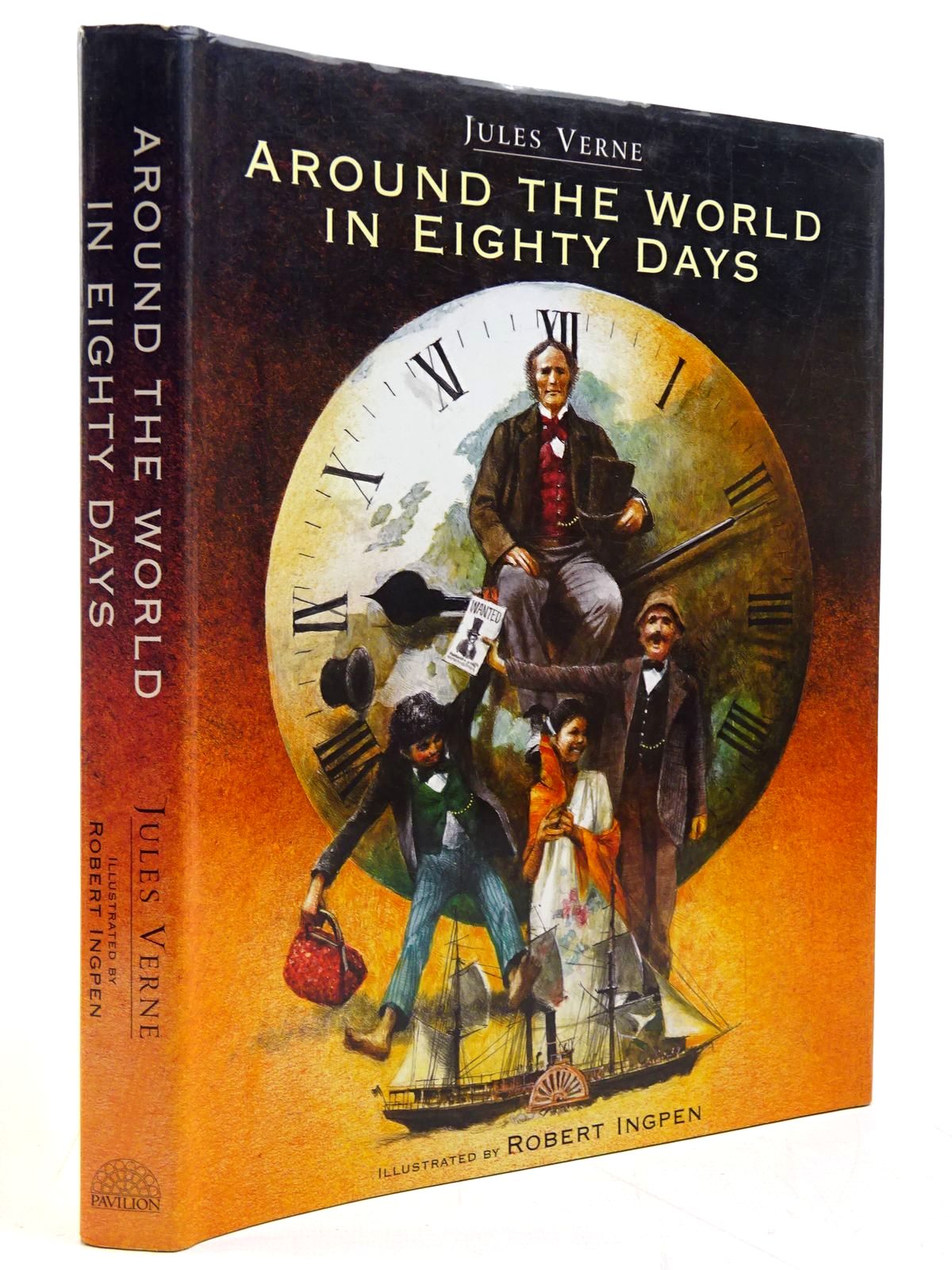 Photo of AROUND THE WORLD IN EIGHTY DAYS written by Verne, Jules illustrated by Ingpen, Robert published by Pavilion (STOCK CODE: 2130835)  for sale by Stella & Rose's Books