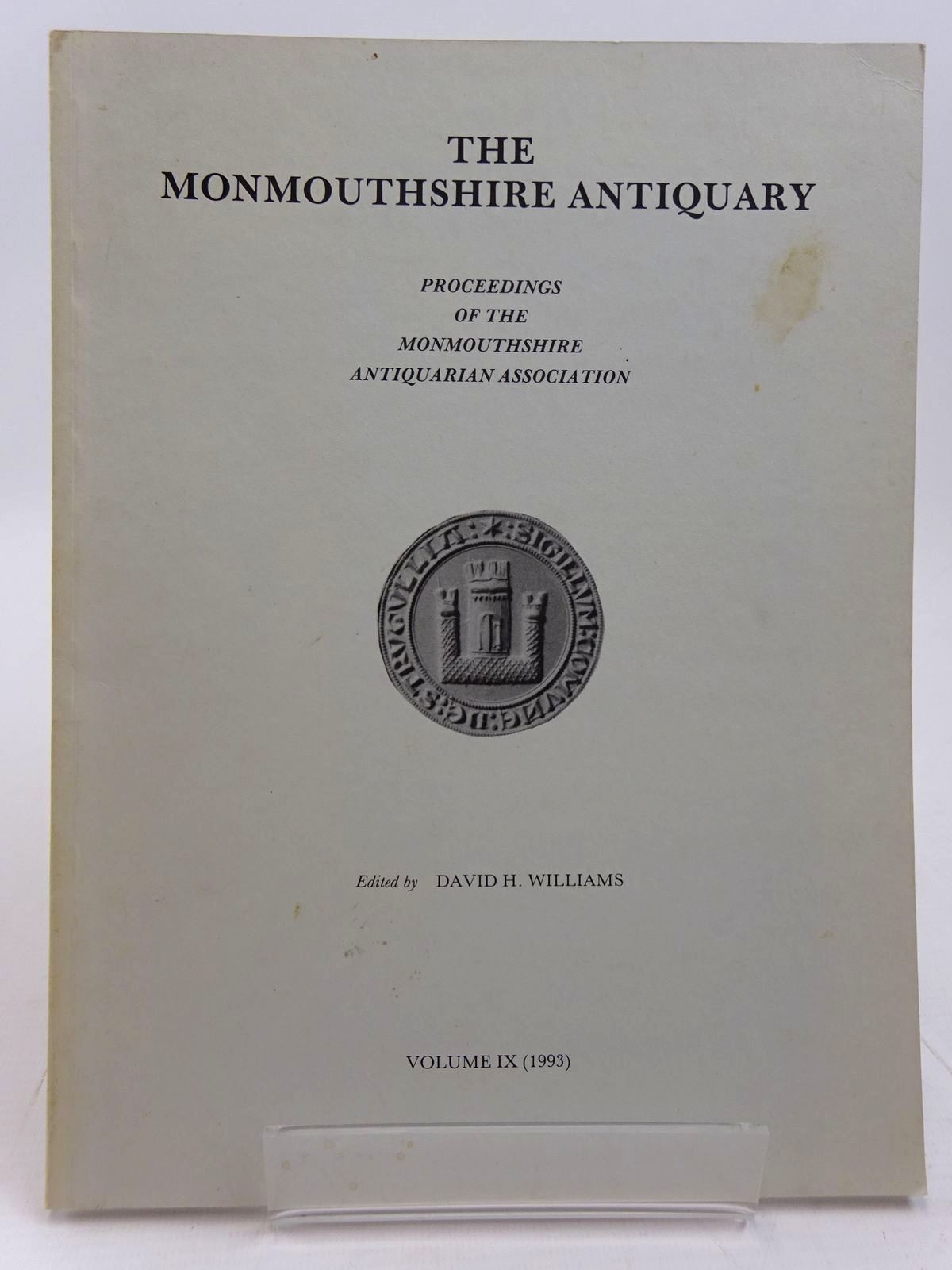 Photo of THE MONMOUTHSHIRE ANTIQUARY VOLUME IX written by Williams, David H. published by Monmouthshire Antiquarian Association (STOCK CODE: 2130975)  for sale by Stella & Rose's Books