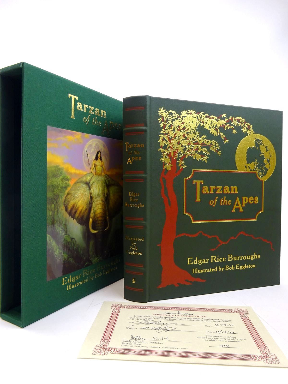 Photo of TARZAN OF THE APES written by Burroughs, Edgar Rice illustrated by Eggleton, Bob published by Easton Press (STOCK CODE: 2131237)  for sale by Stella & Rose's Books