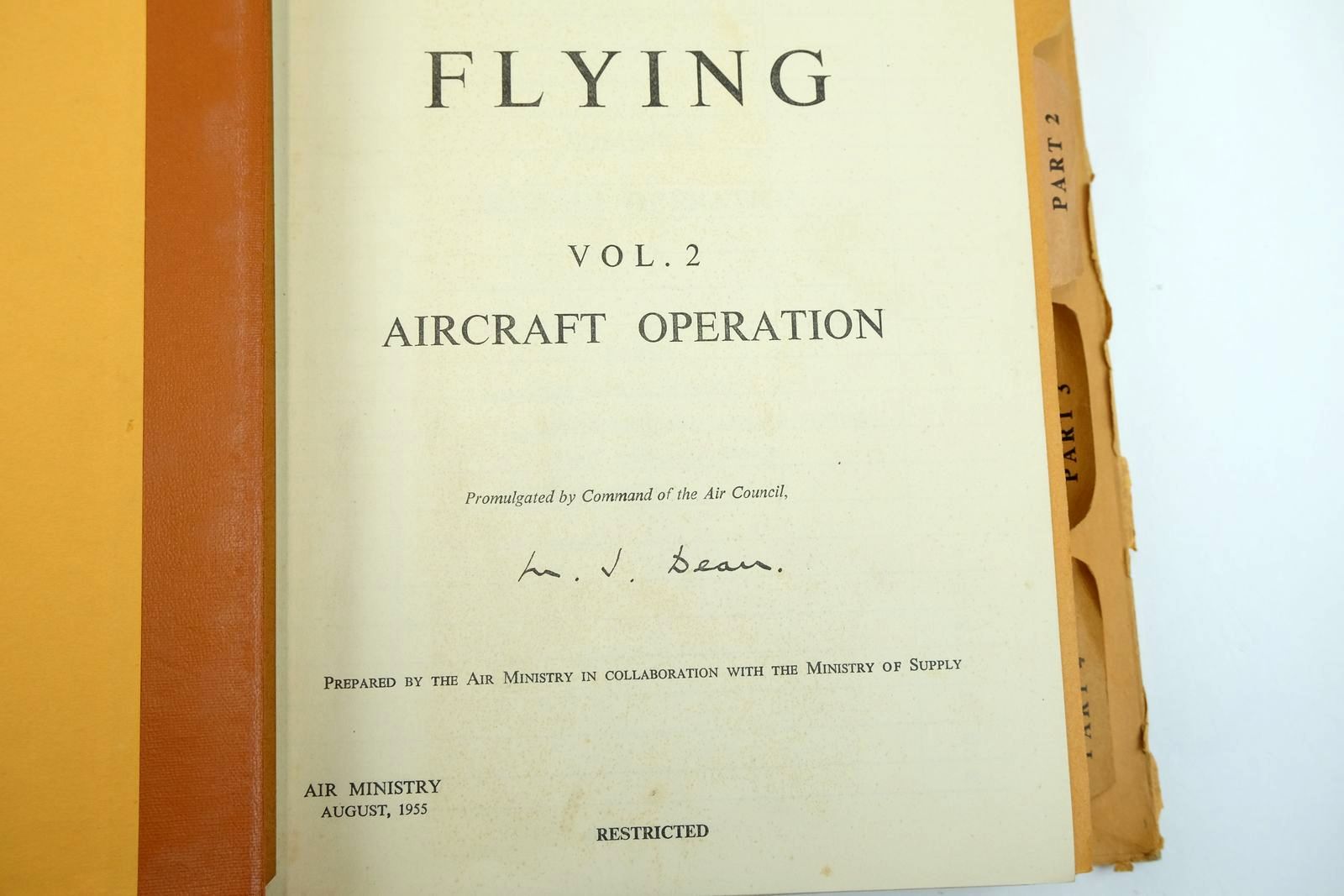 Photo of ROYAL AIR FORCE MANUAL FLYING VOL. 2 AIRCRAFT OPERATION published by Air Ministry (STOCK CODE: 2132185)  for sale by Stella & Rose's Books
