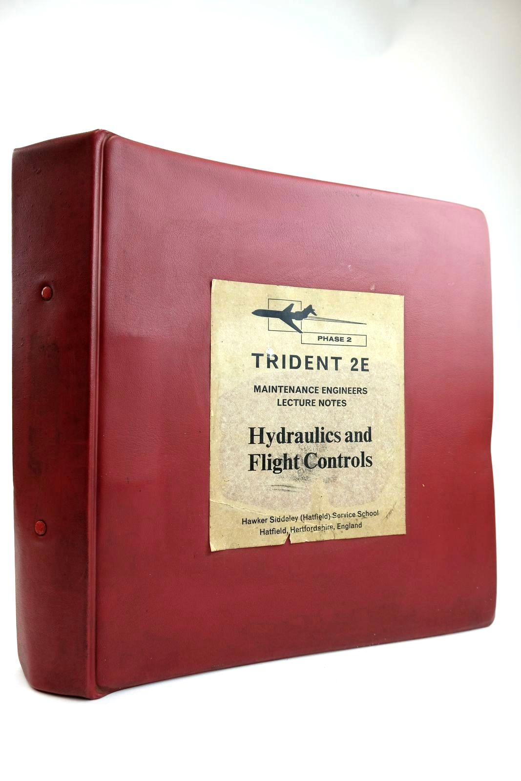 Photo of TRIDENT 2E MAINTENANCE ENGINEERS LECTURE NOTES HYDRAULICS AND FLIGHT CONTROLS- Stock Number: 2132187