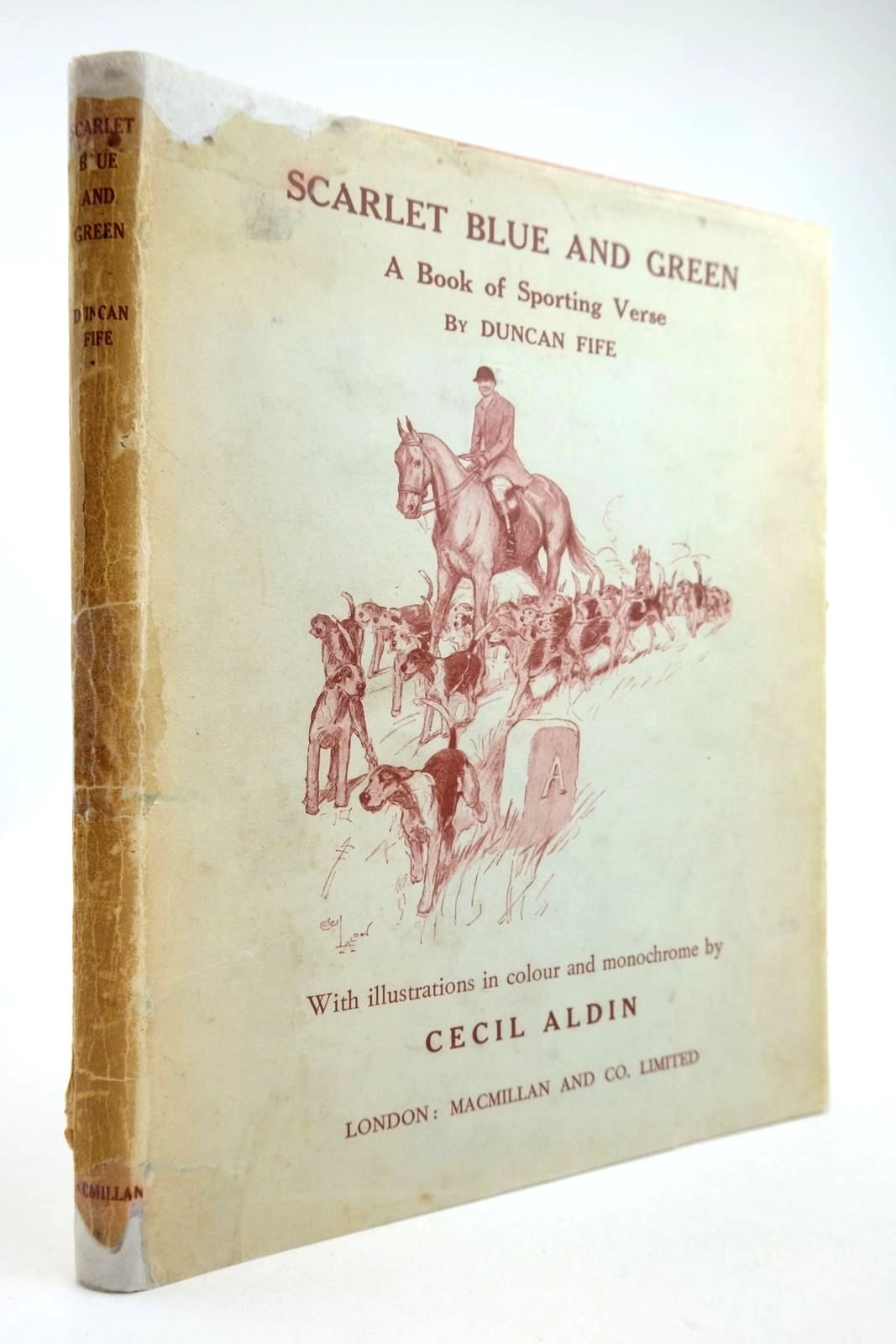 Photo of SCARLET BLUE AND GREEN written by Fife, Duncan illustrated by Aldin, Cecil published by Macmillan & Co. Ltd. (STOCK CODE: 2133289)  for sale by Stella & Rose's Books