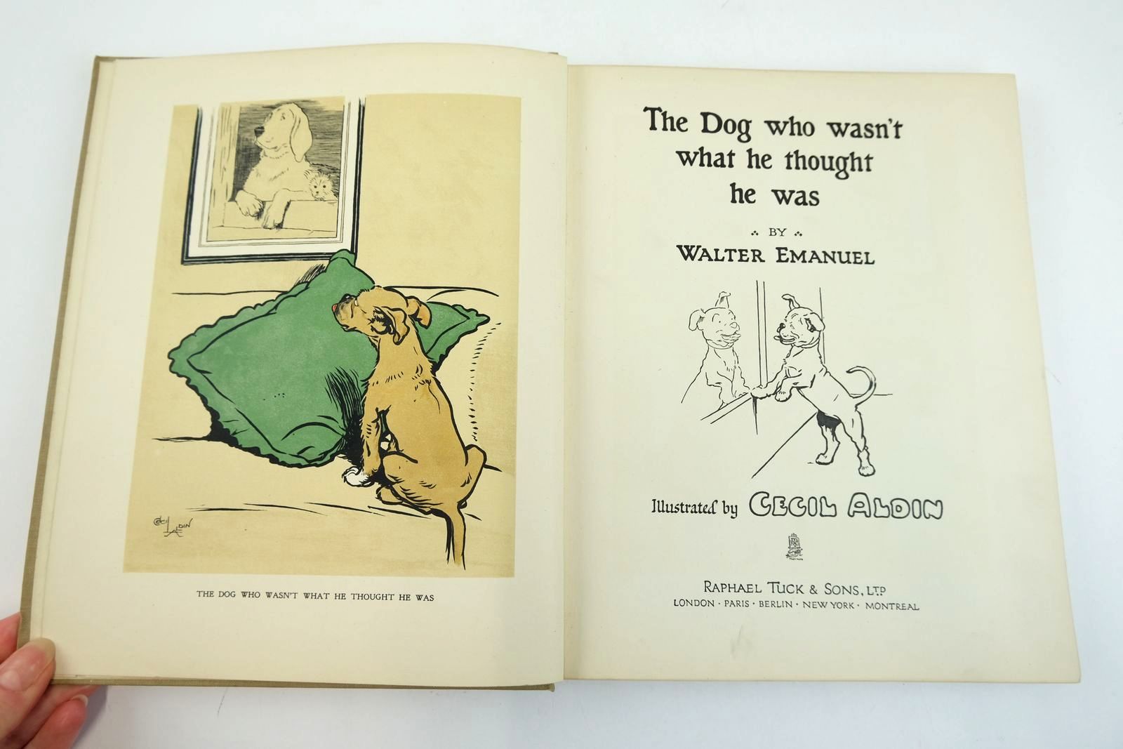 Photo of THE DOG WHO WASN'T WHAT HE THOUGHT HE WAS written by Emanuel, Walter illustrated by Aldin, Cecil published by Raphael Tuck & Sons Ltd. (STOCK CODE: 2133293)  for sale by Stella & Rose's Books