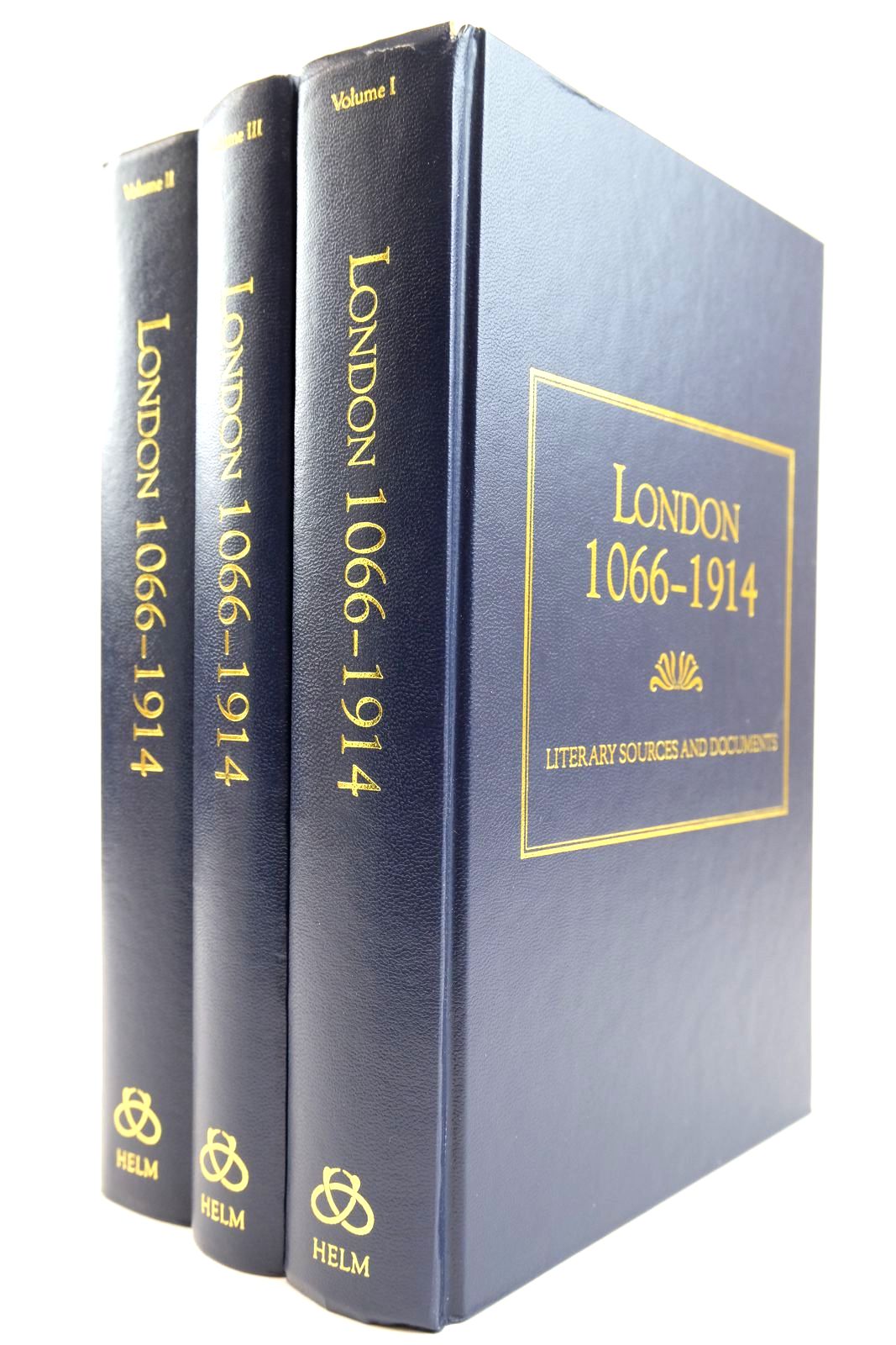 Photo of LONDON 1066-1914: LITERARY SOURCES &amp; DOCUMENTS (3 VOLUMES) written by Baron, Xavier published by Helm Information (STOCK CODE: 2134075)  for sale by Stella & Rose's Books