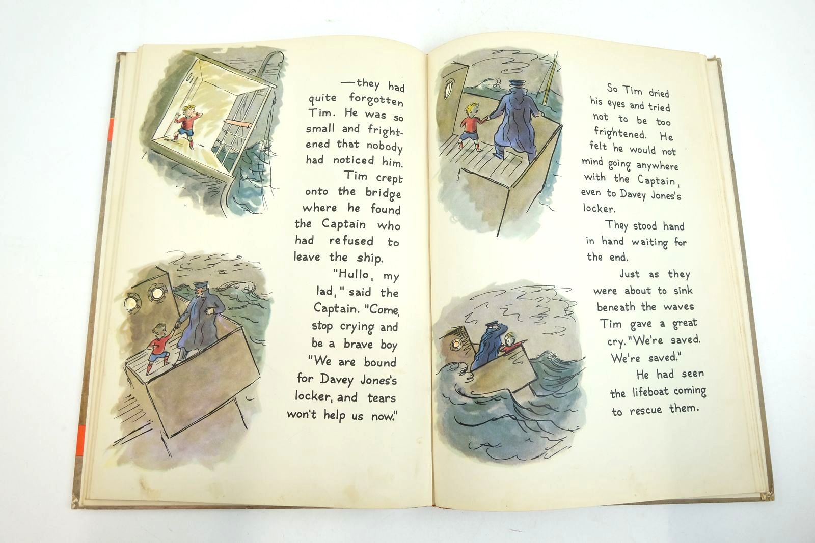 Photo of LITTLE TIM AND THE BRAVE SEA CAPTAIN written by Ardizzone, Edward illustrated by Ardizzone, Edward published by Oxford University Press (STOCK CODE: 2134788)  for sale by Stella & Rose's Books